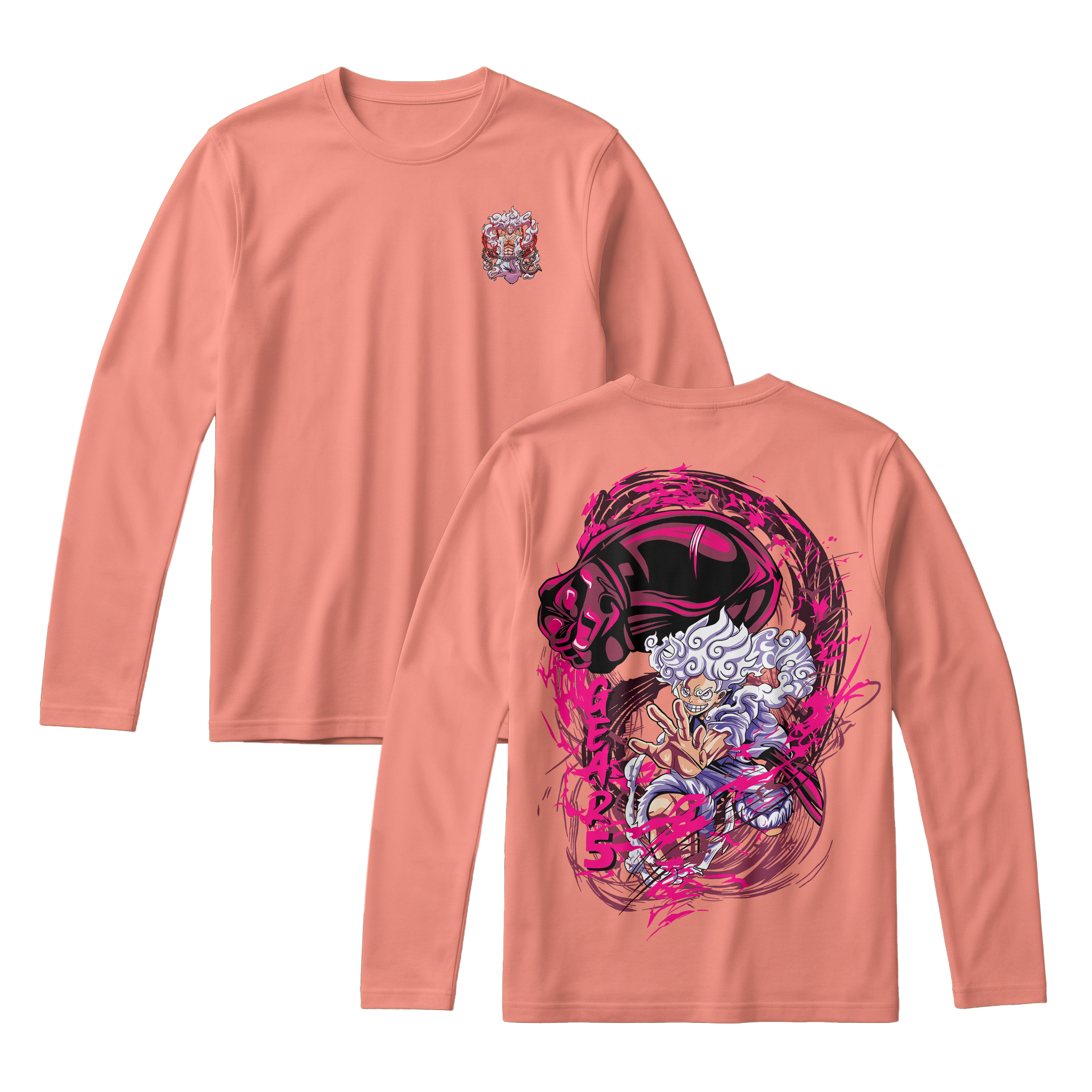 Anime One Piece Monkey D. Luffy Long Sleeve Tee - RZM006