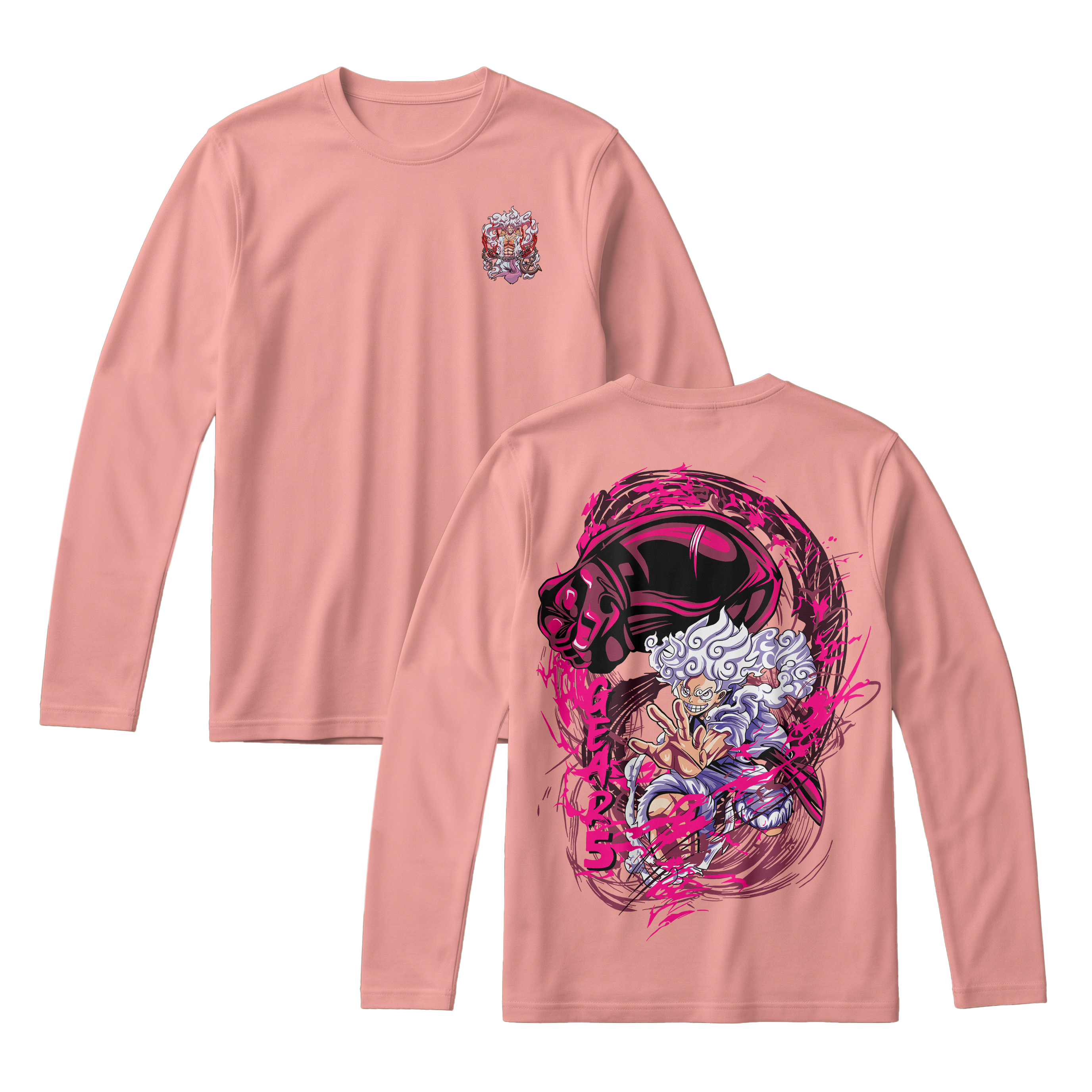 Anime One Piece Monkey D. Luffy Long Sleeve Tee - RZM006