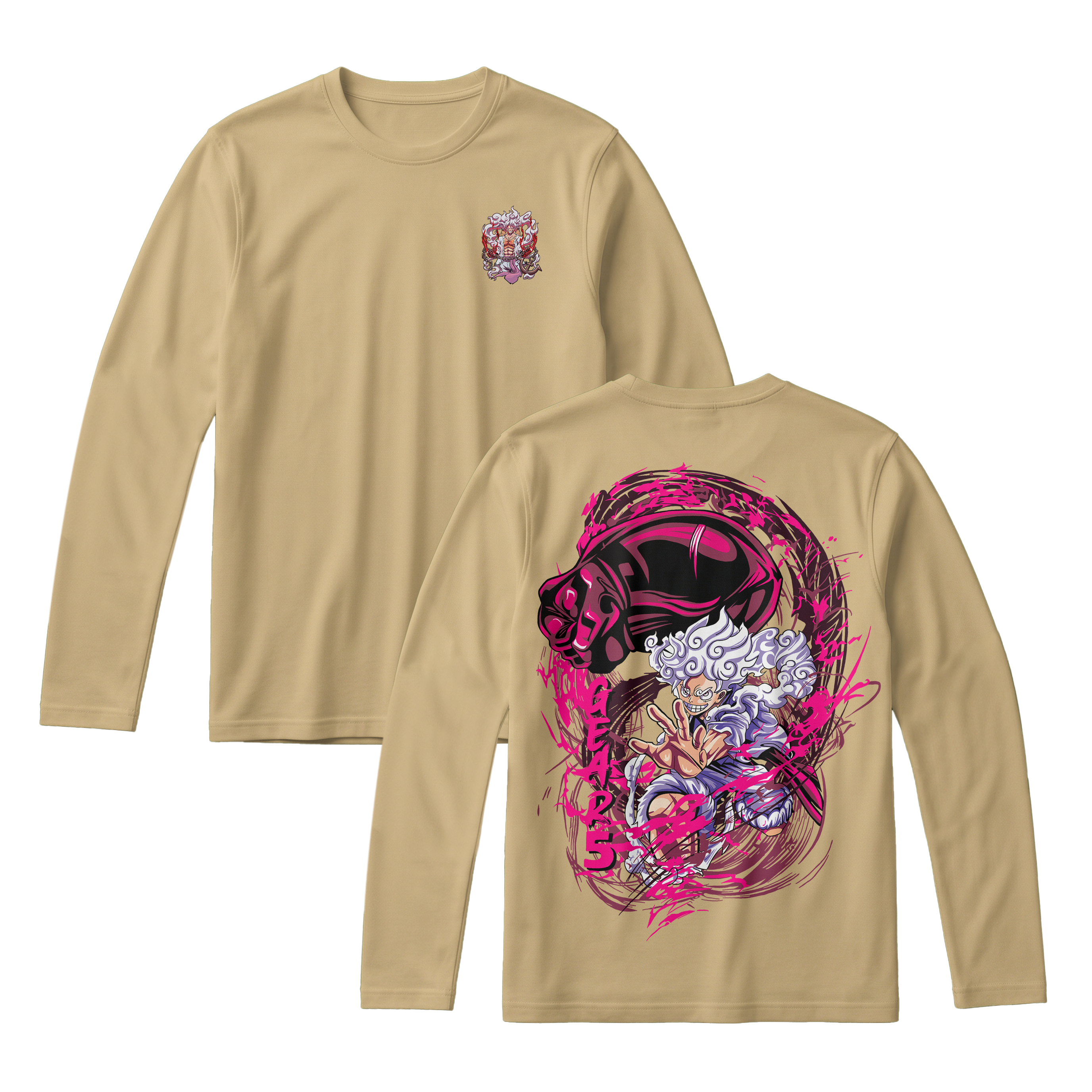Anime One Piece Monkey D. Luffy Long Sleeve Tee - RZM006