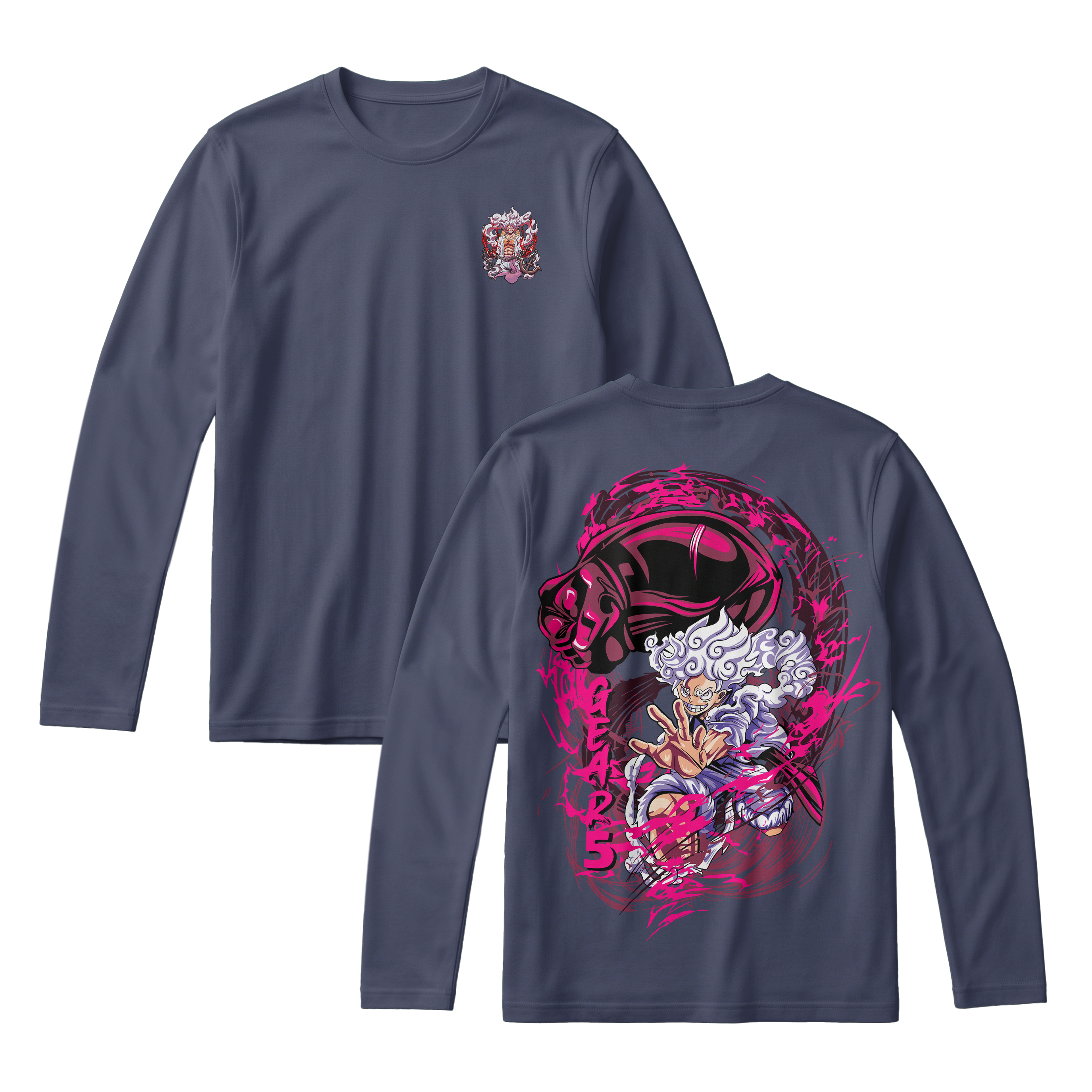 Anime One Piece Monkey D. Luffy Long Sleeve Tee - RZM006