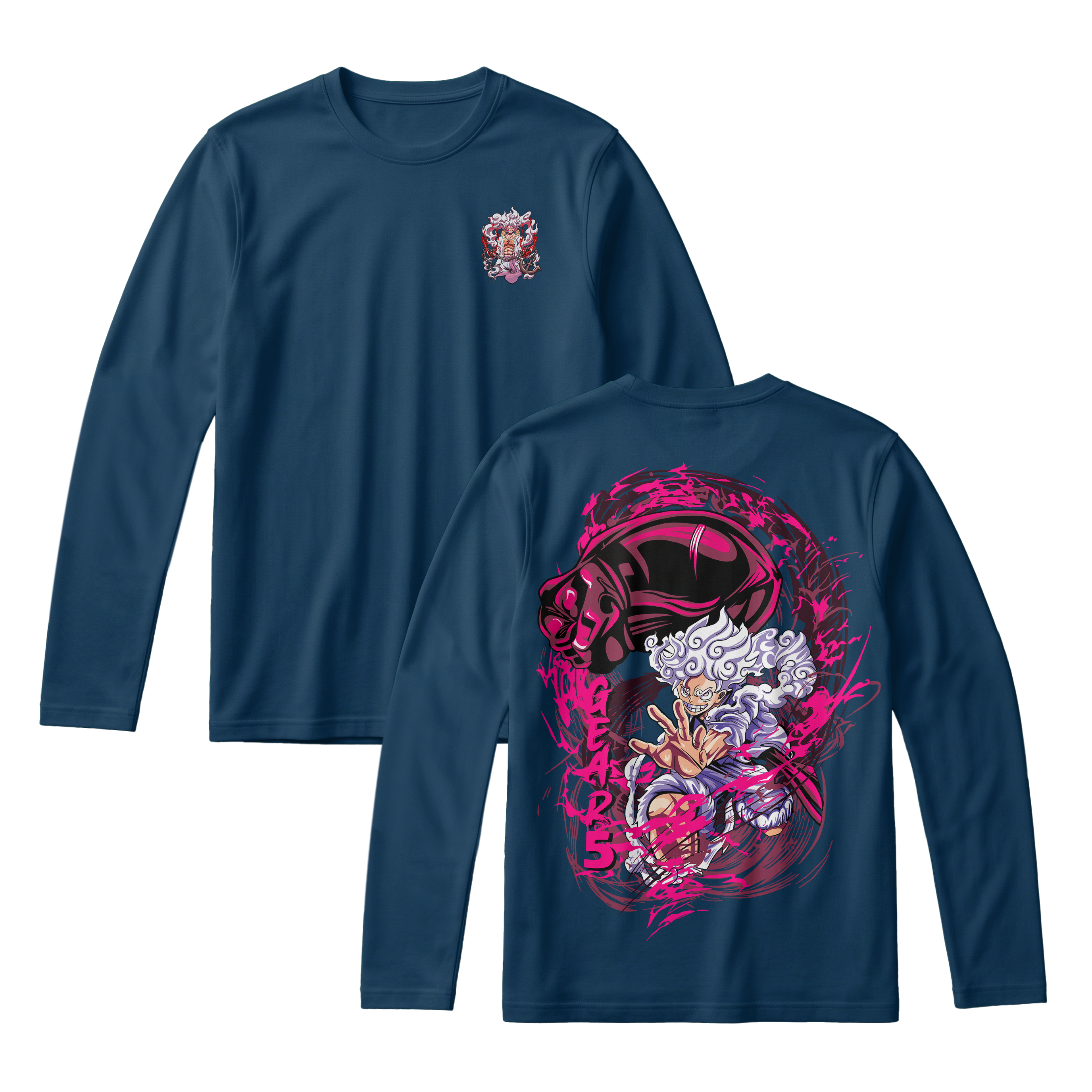 Anime One Piece Monkey D. Luffy Long Sleeve Tee - RZM006