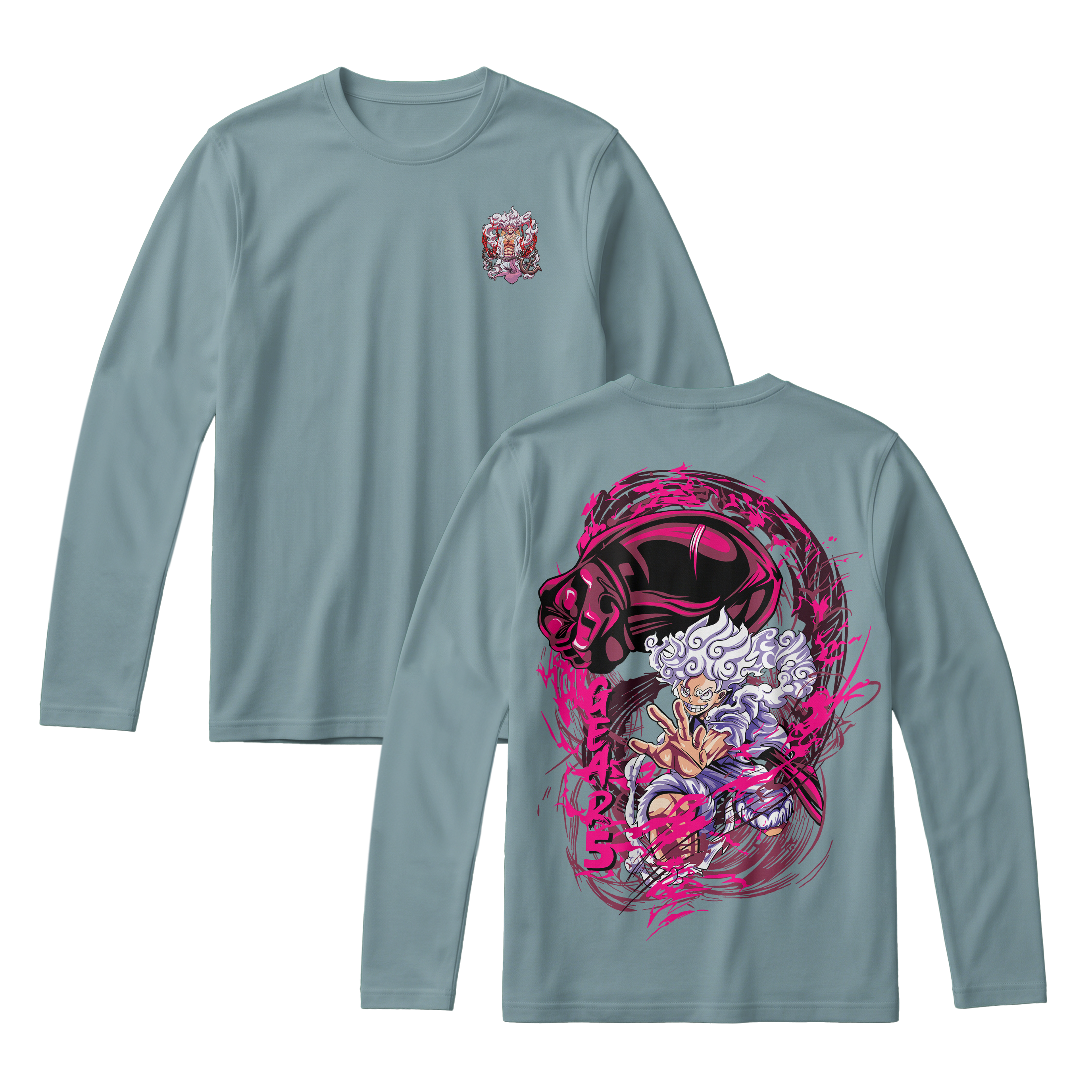 Anime One Piece Monkey D. Luffy Long Sleeve Tee - RZM006