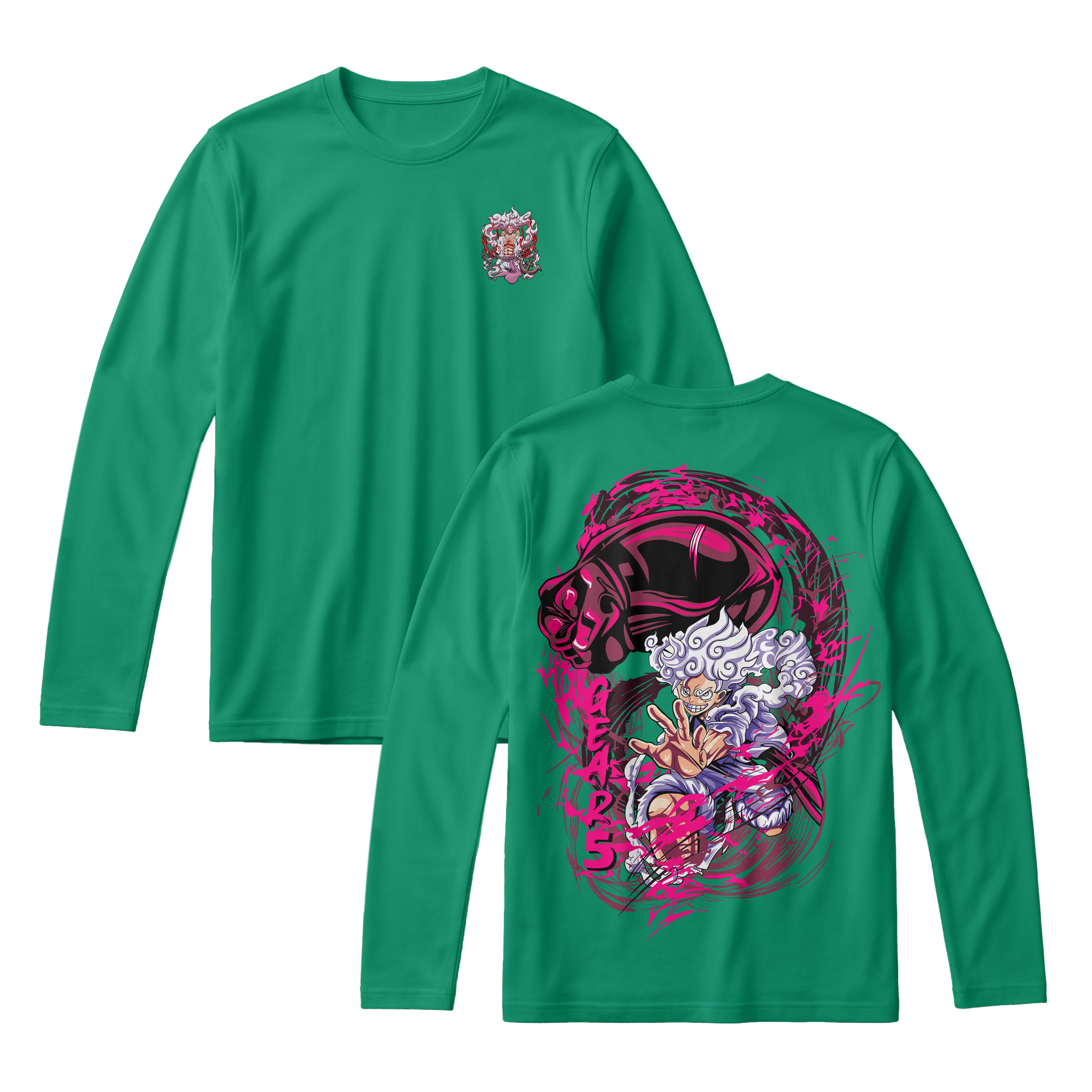 Anime One Piece Monkey D. Luffy Long Sleeve Tee - RZM006