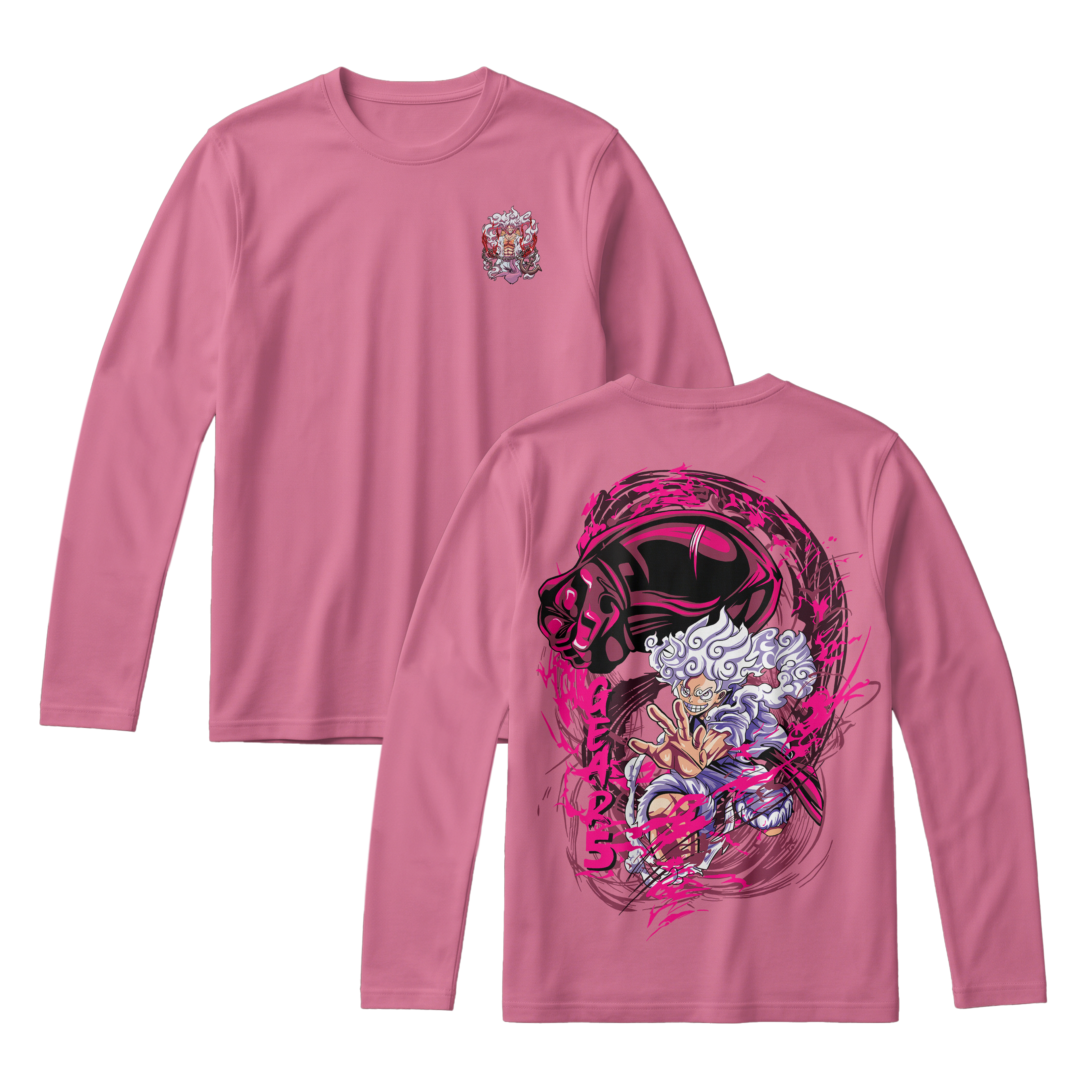 Anime One Piece Monkey D. Luffy Long Sleeve Tee - RZM006