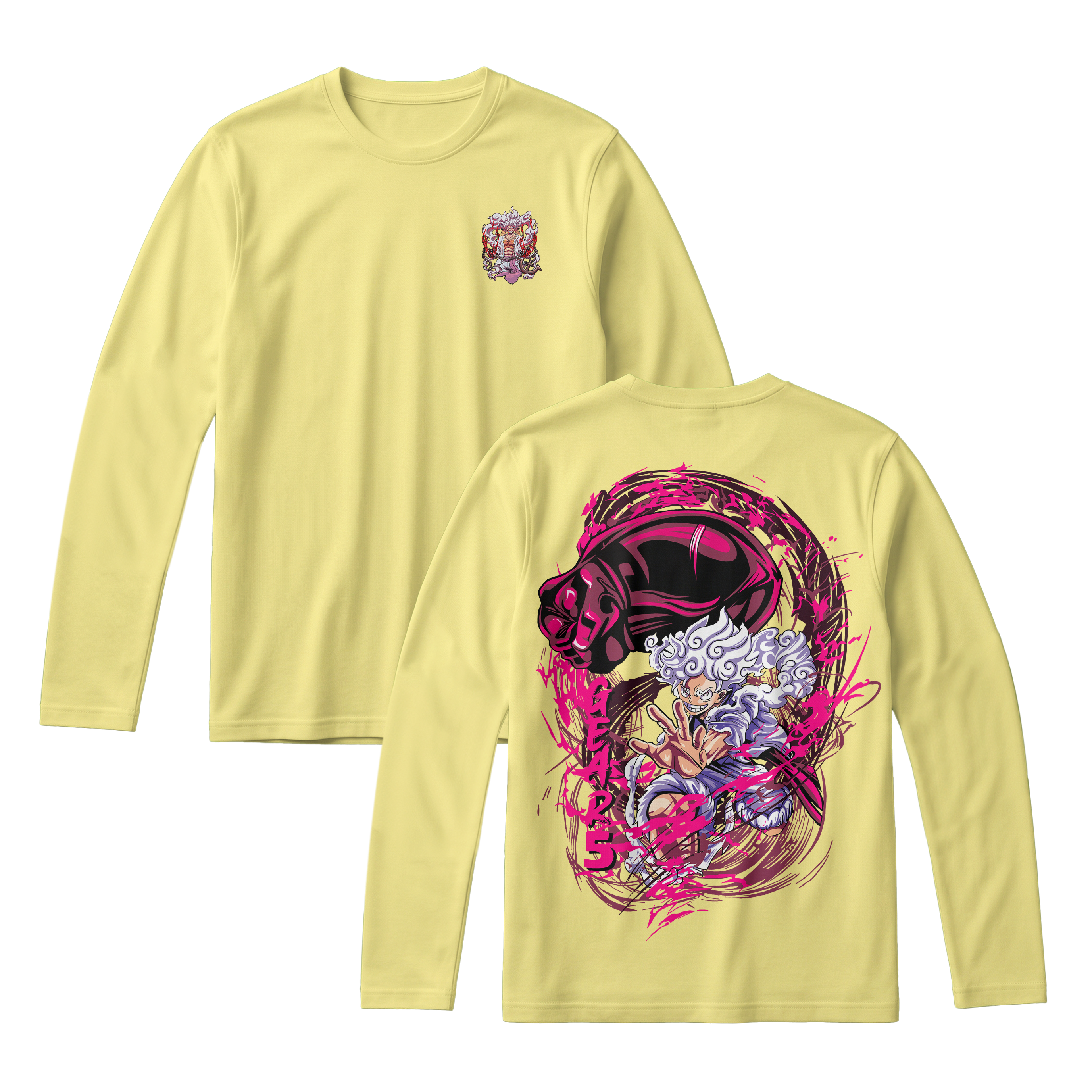 Anime One Piece Monkey D. Luffy Long Sleeve Tee - RZM006