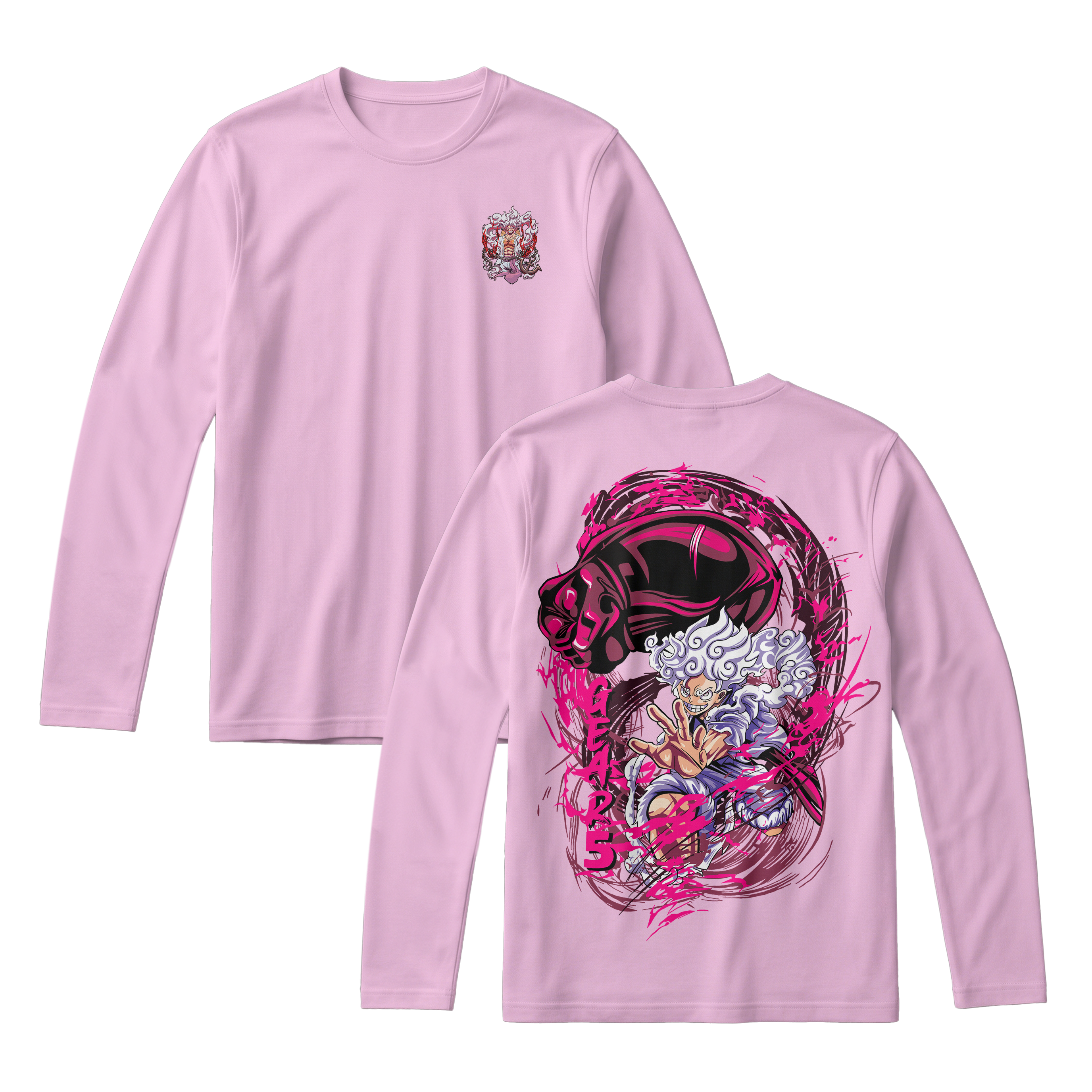 Anime One Piece Monkey D. Luffy Long Sleeve Tee - RZM006