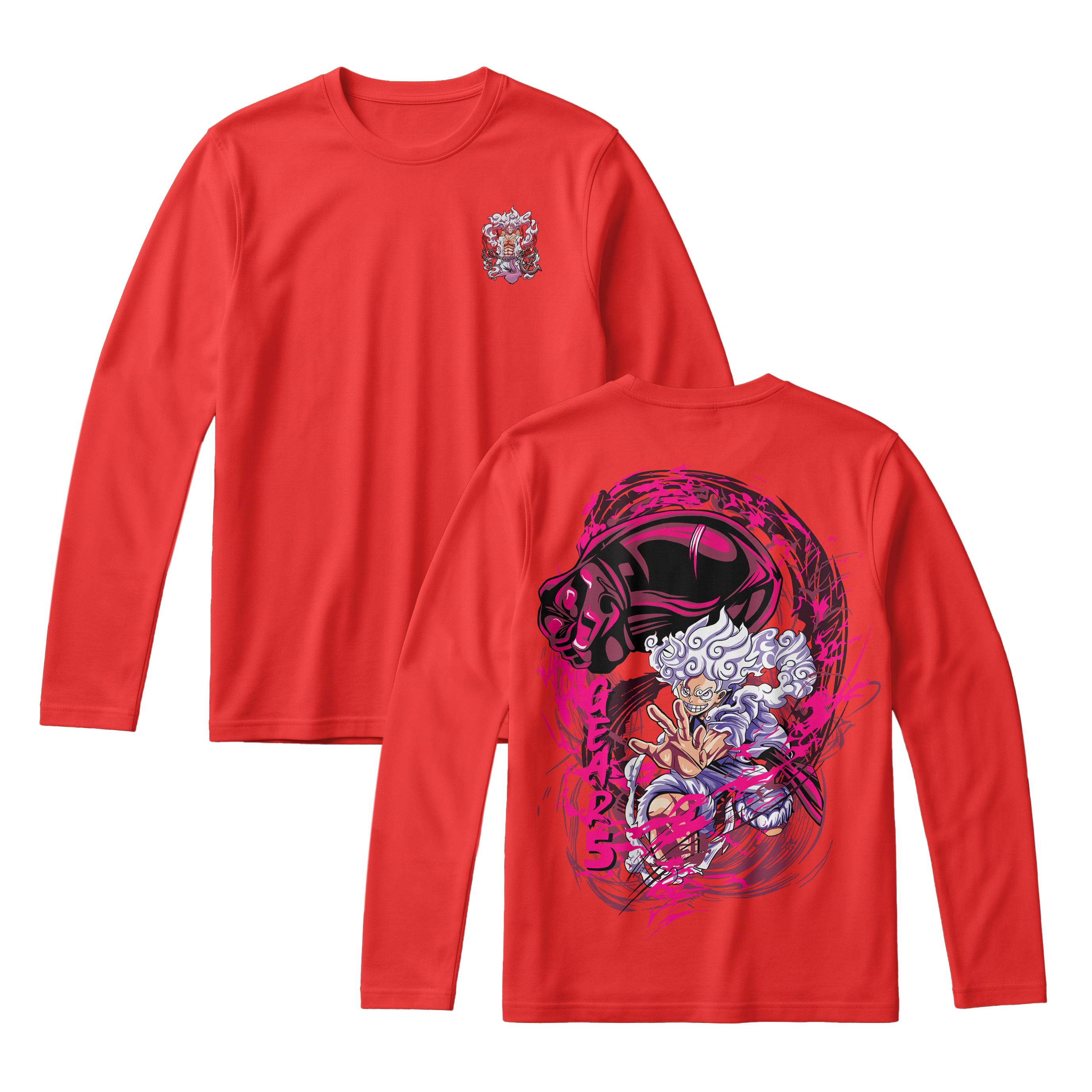 Anime One Piece Monkey D. Luffy Long Sleeve Tee - RZM006
