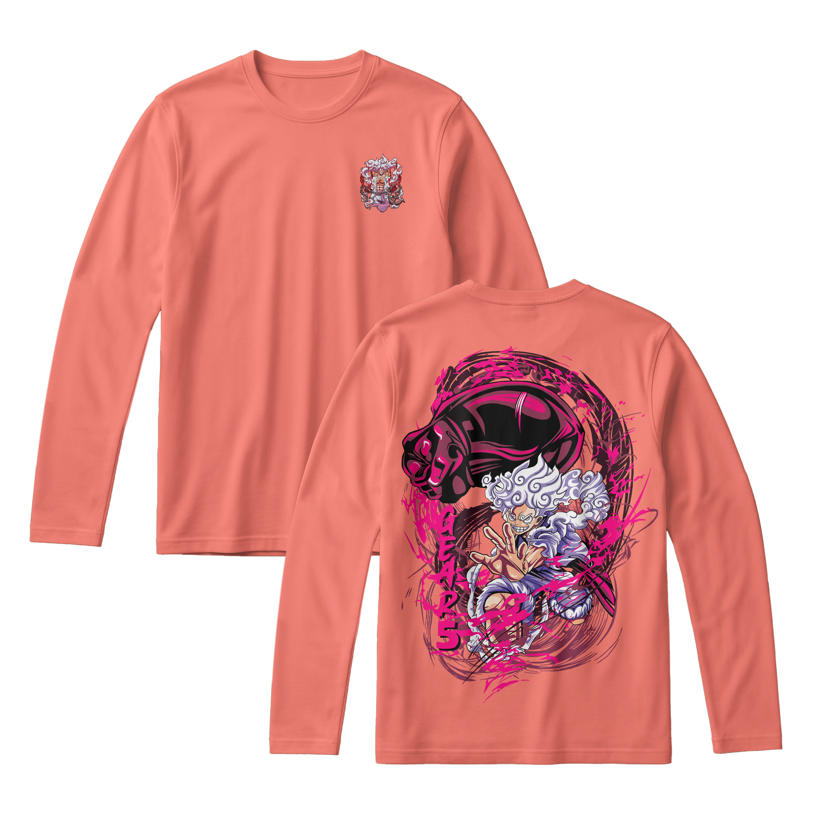 Anime One Piece Monkey D. Luffy Long Sleeve Tee - RZM006