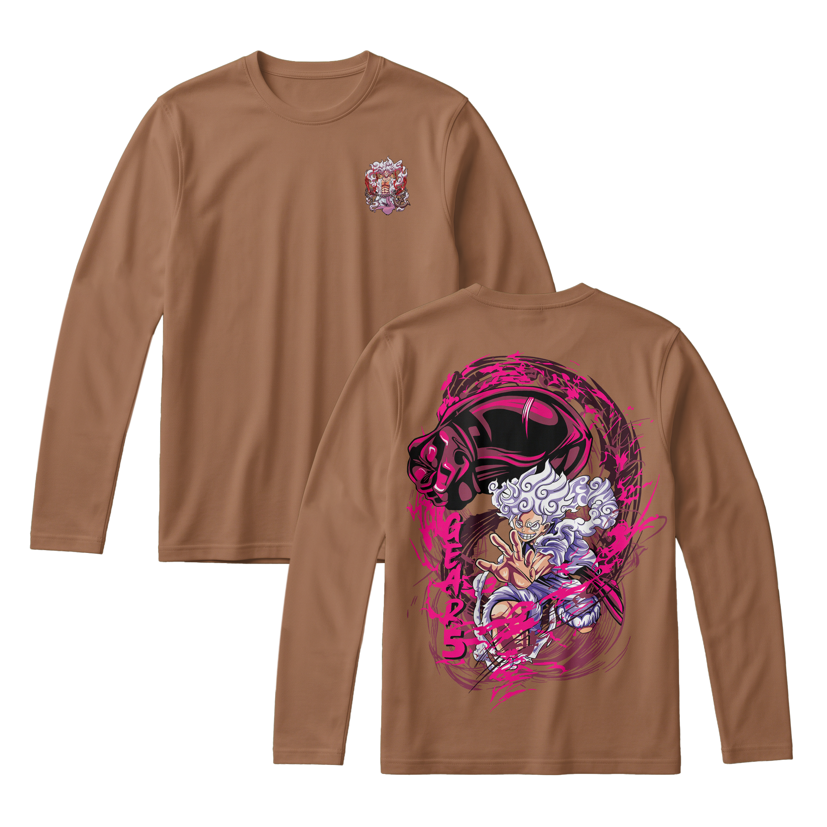 Anime One Piece Monkey D. Luffy Long Sleeve Tee - RZM006