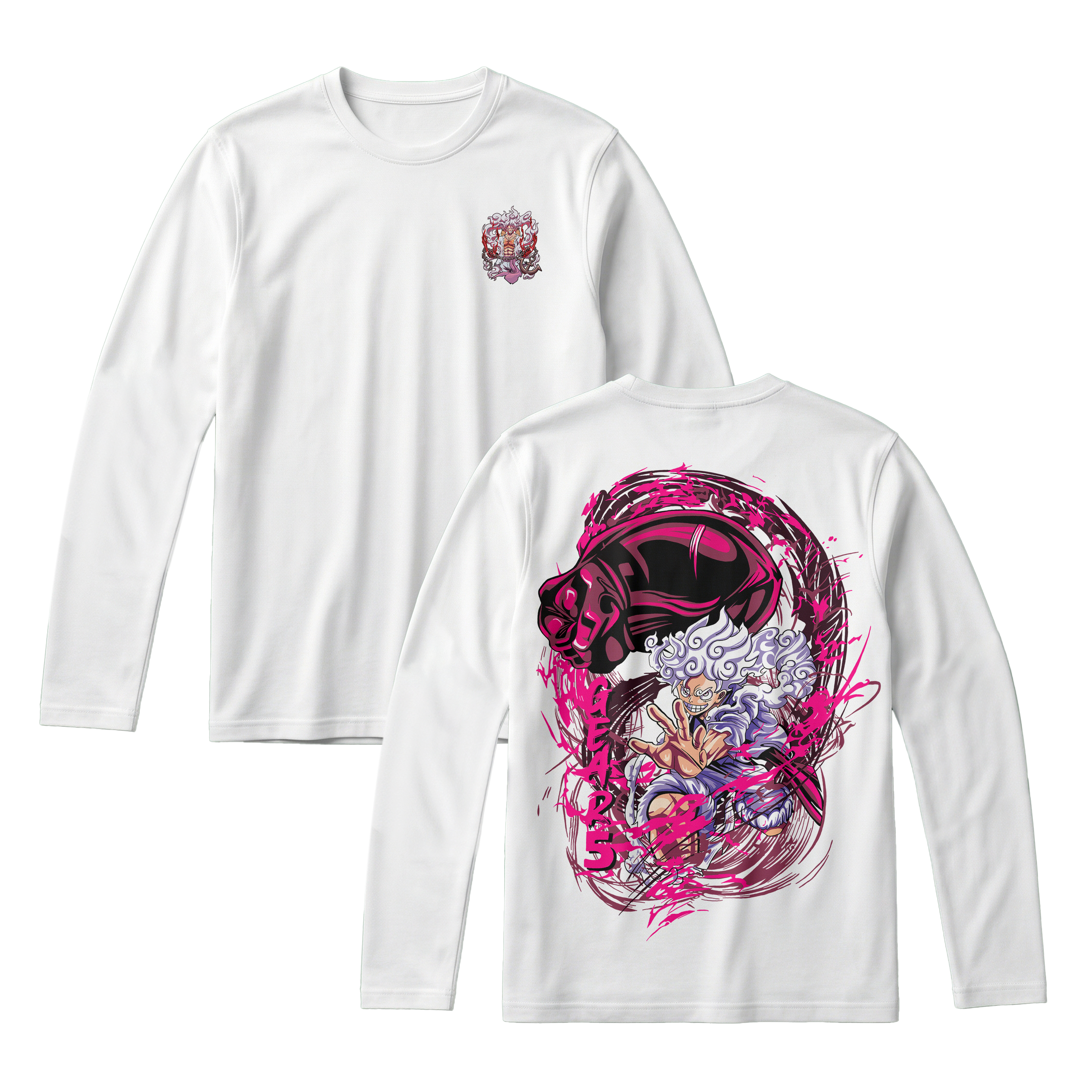 Anime One Piece Monkey D. Luffy Long Sleeve Tee - RZM006