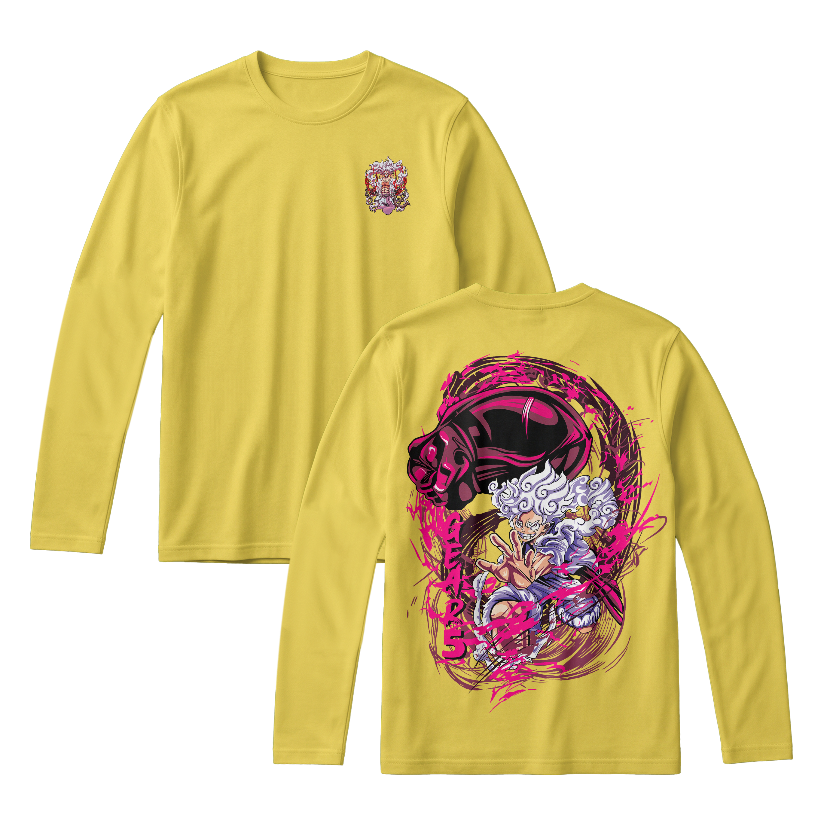 Anime One Piece Monkey D. Luffy Long Sleeve Tee - RZM006