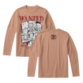 Anime One Piece Wanted Mugiwara Crew Long Sleeve Tee - RZM008