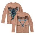 Anime One Piece Roronoa Zoro Pirates Hunter Long Sleeve Tee - RZM010