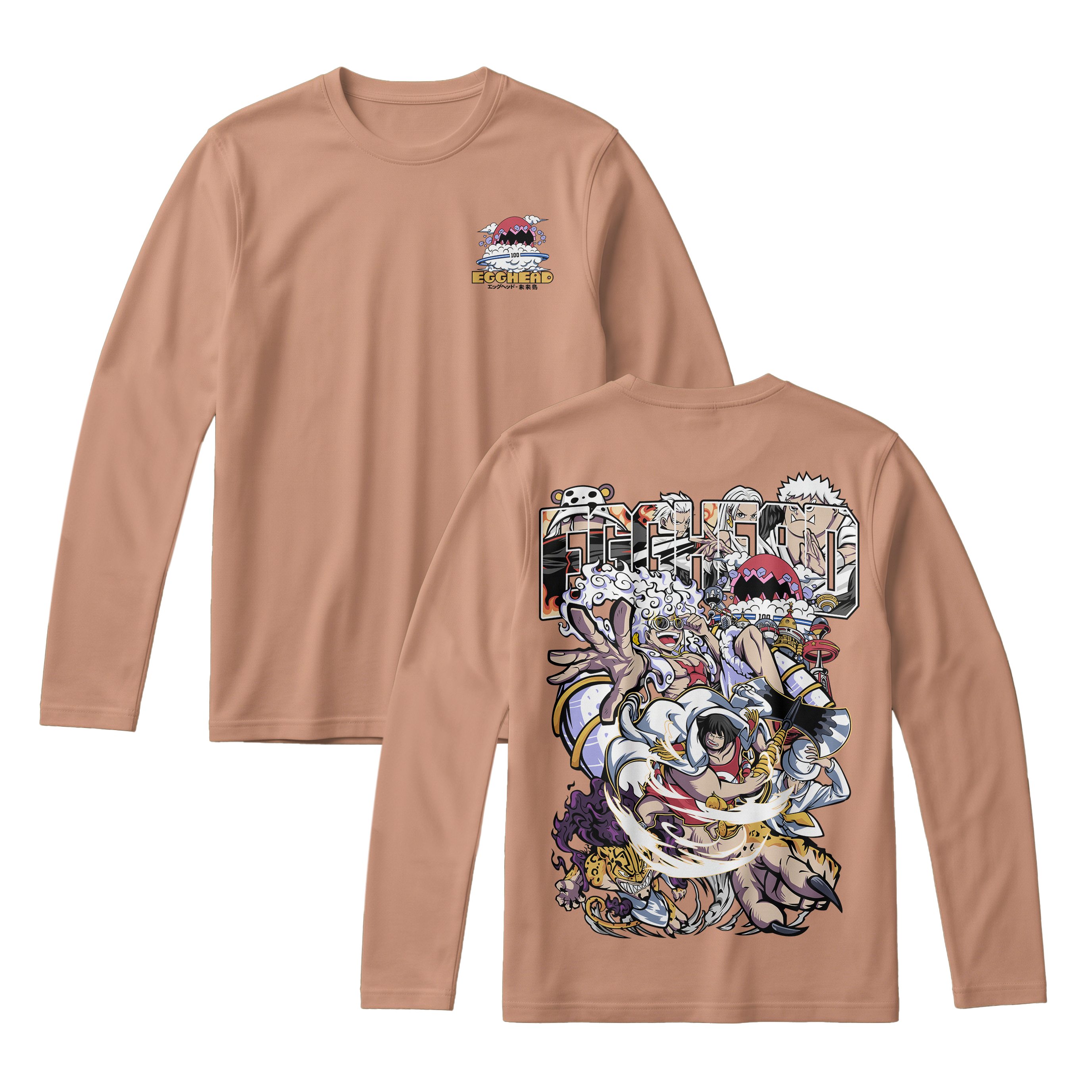 Anime One Piece Egghead Arc Long Sleeve Tee - RZM013