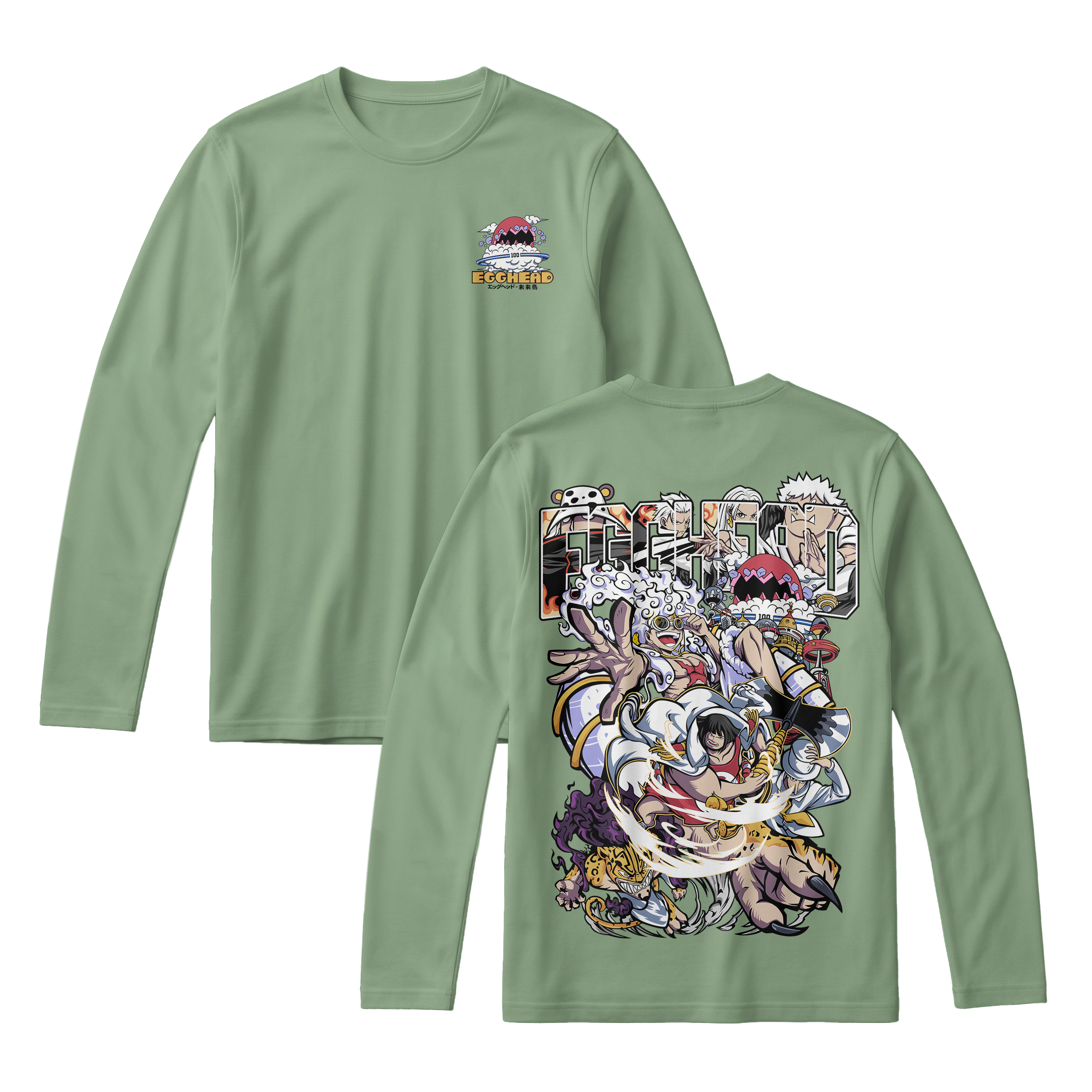 Anime One Piece Egghead Arc Long Sleeve Tee - RZM013