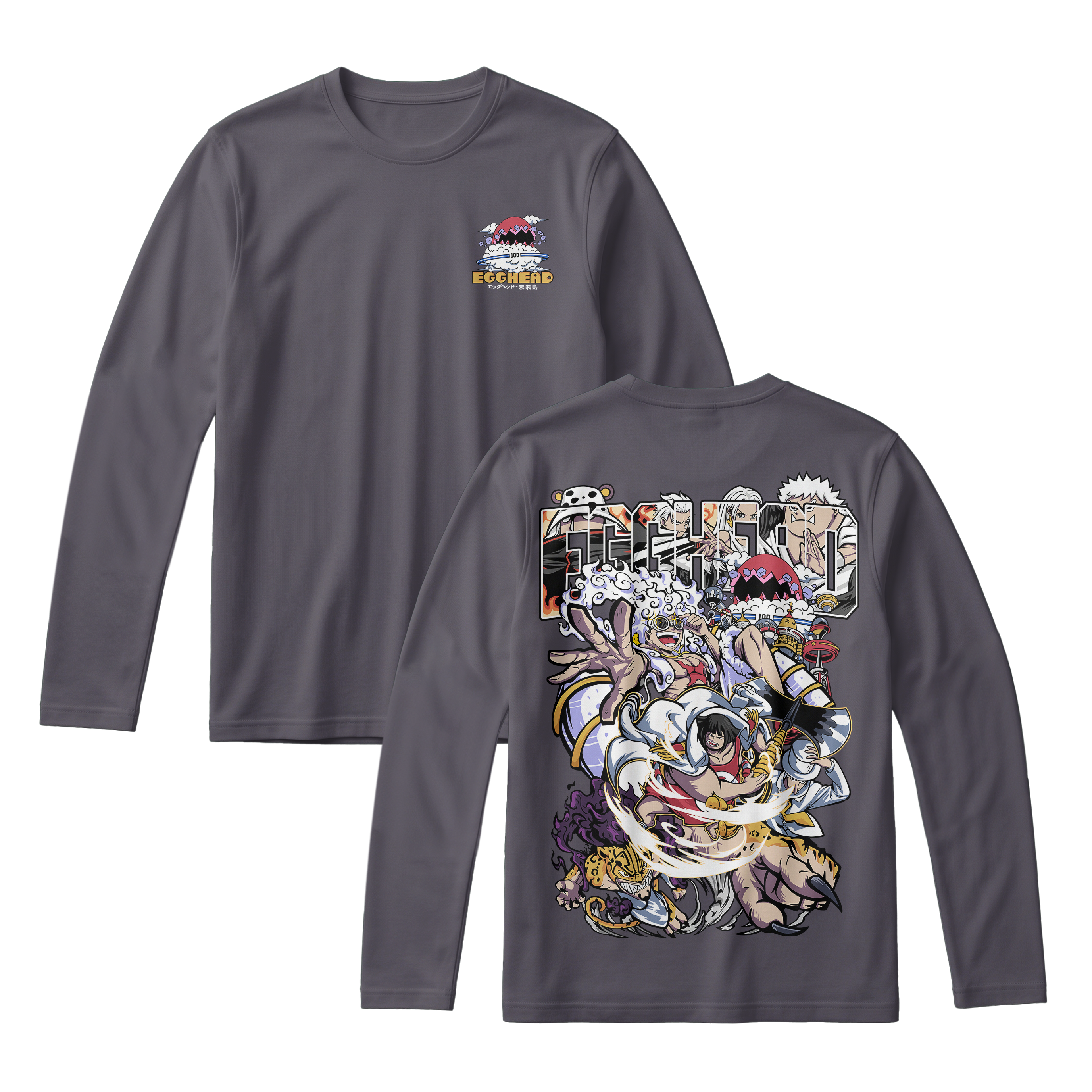 Anime One Piece Egghead Arc Long Sleeve Tee - RZM013