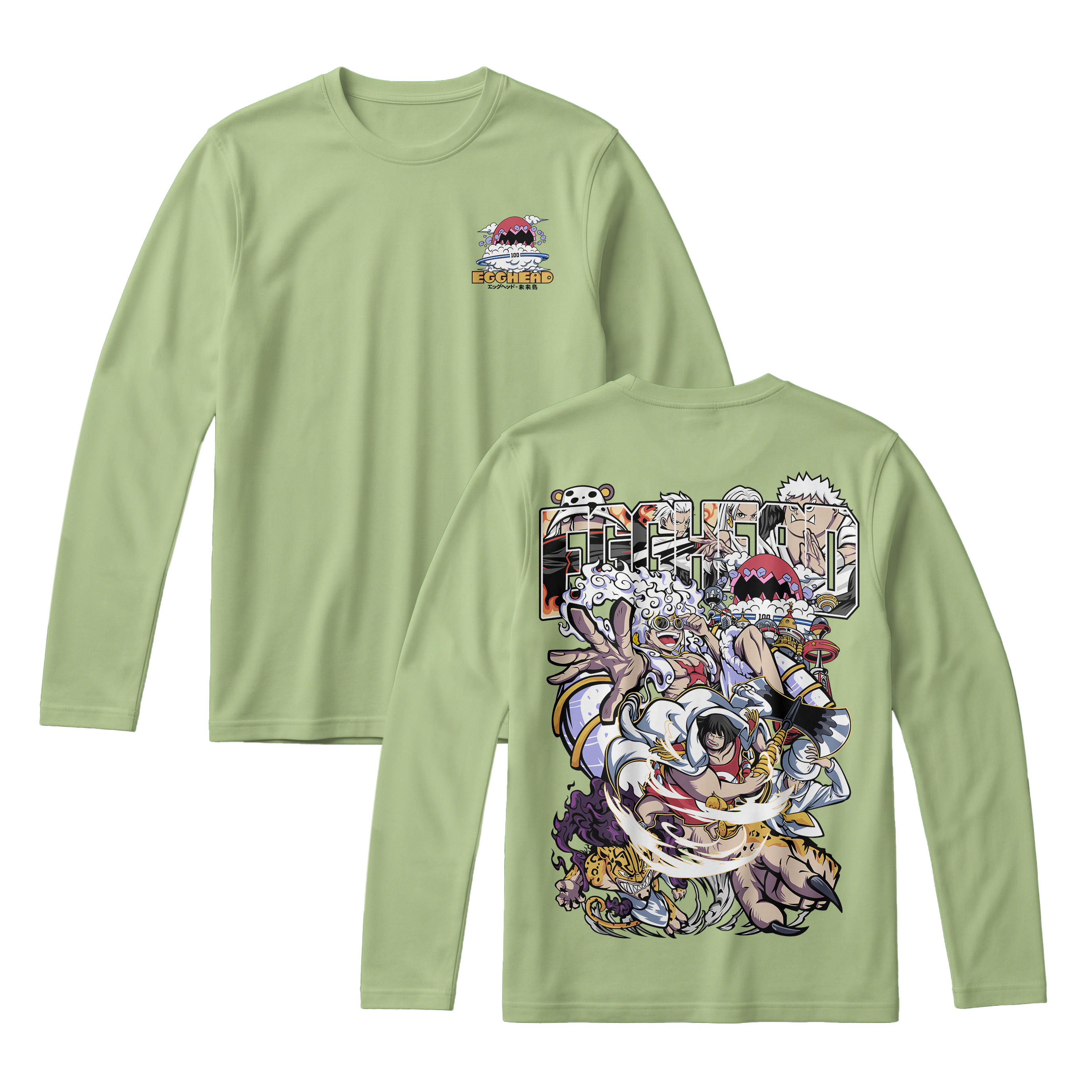 Anime One Piece Egghead Arc Long Sleeve Tee - RZM013