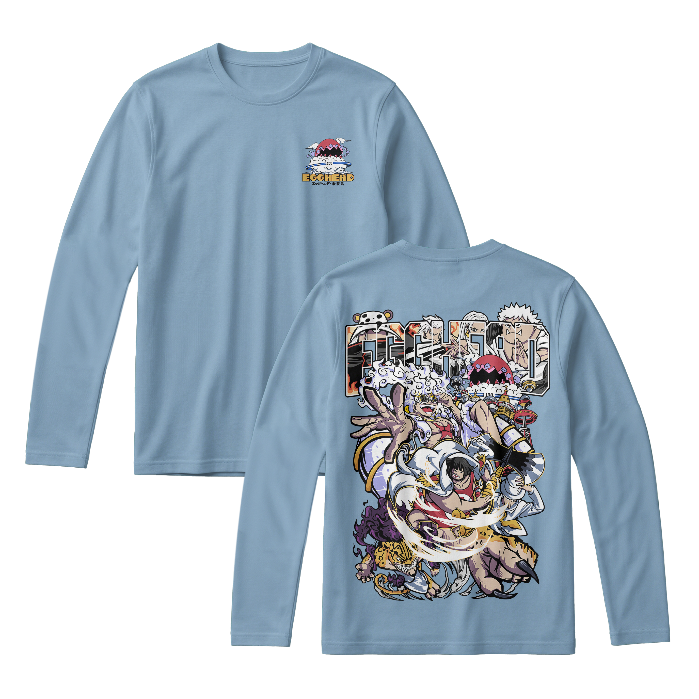 Anime One Piece Egghead Arc Long Sleeve Tee - RZM013
