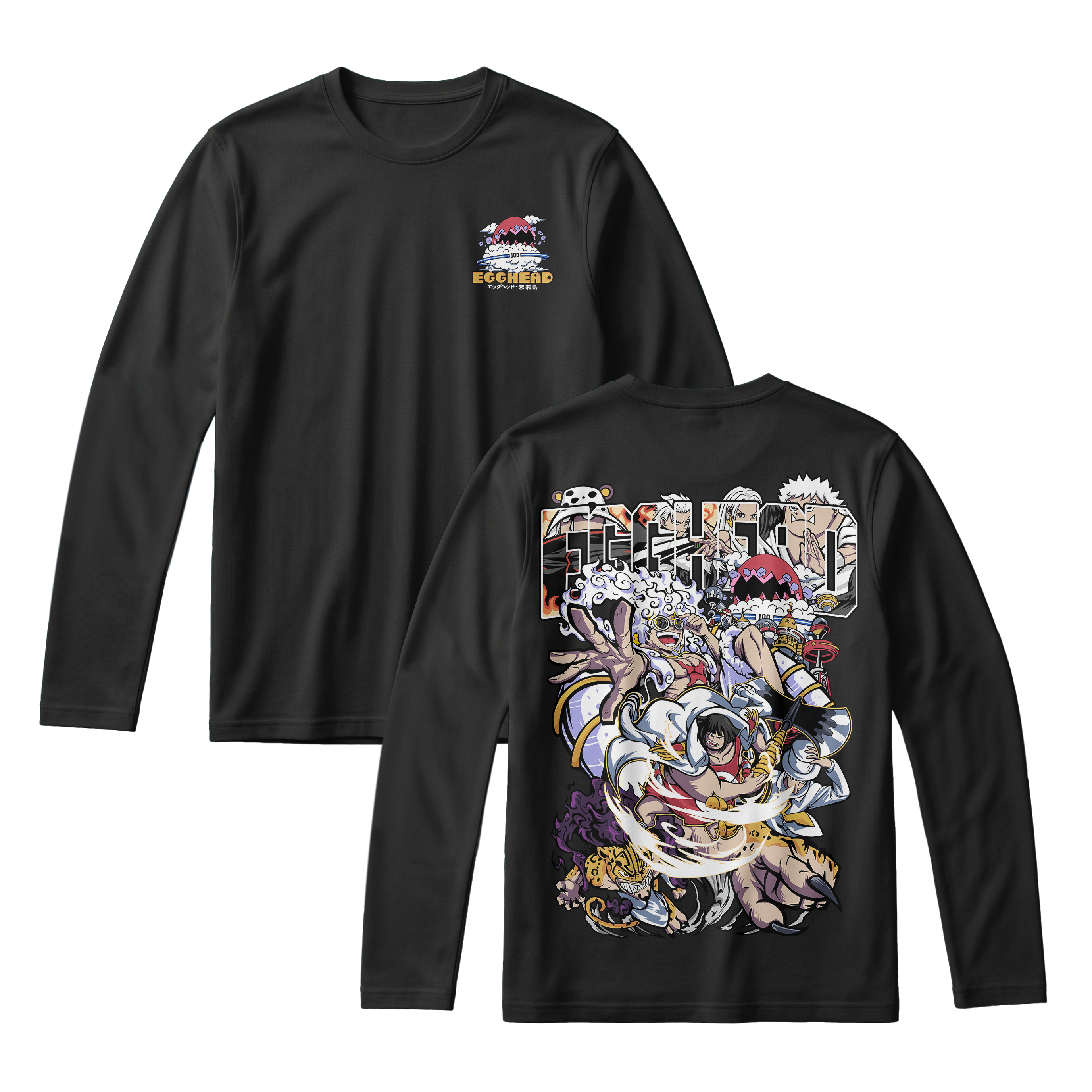 Anime One Piece Egghead Arc Long Sleeve Tee - RZM013