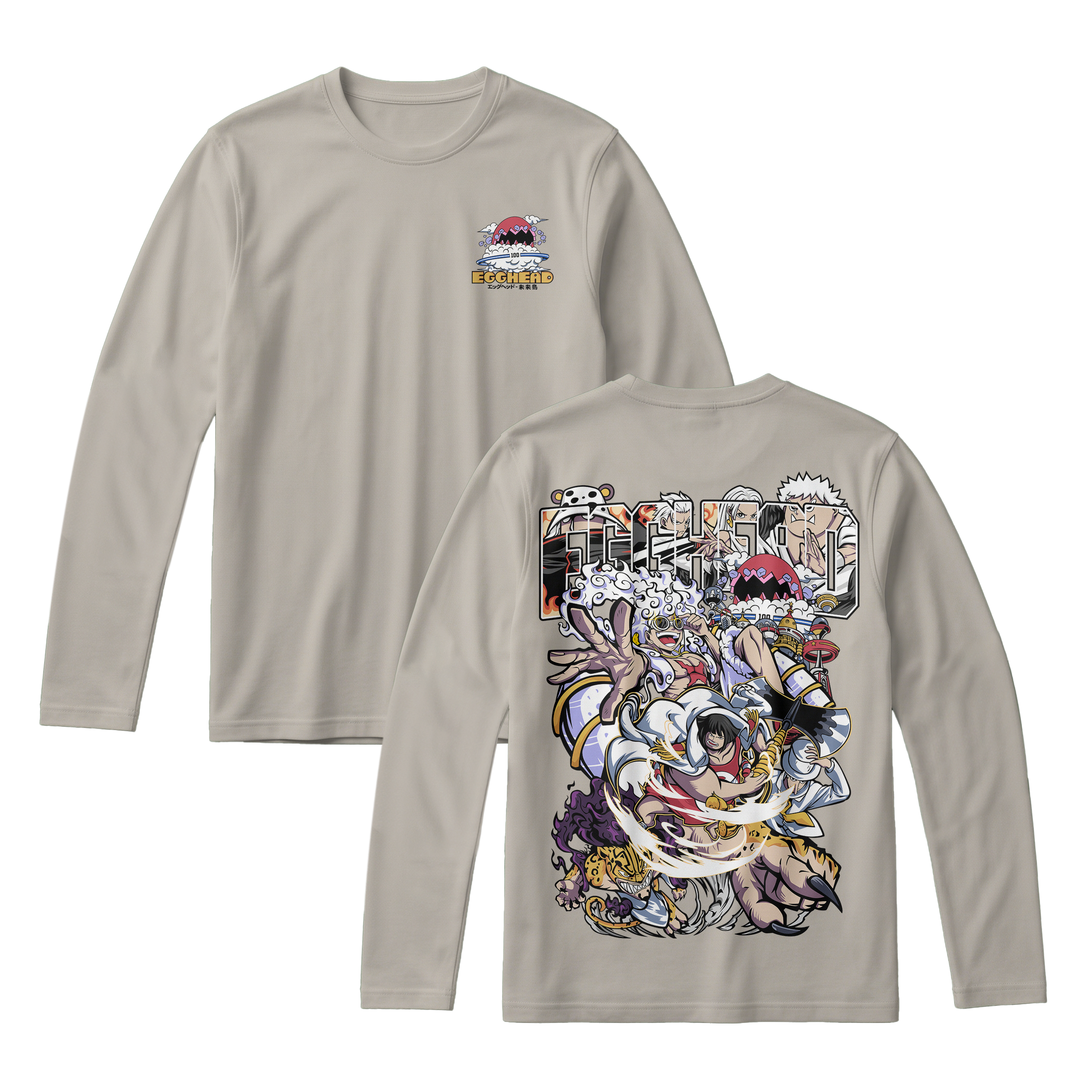 Anime One Piece Egghead Arc Long Sleeve Tee - RZM013