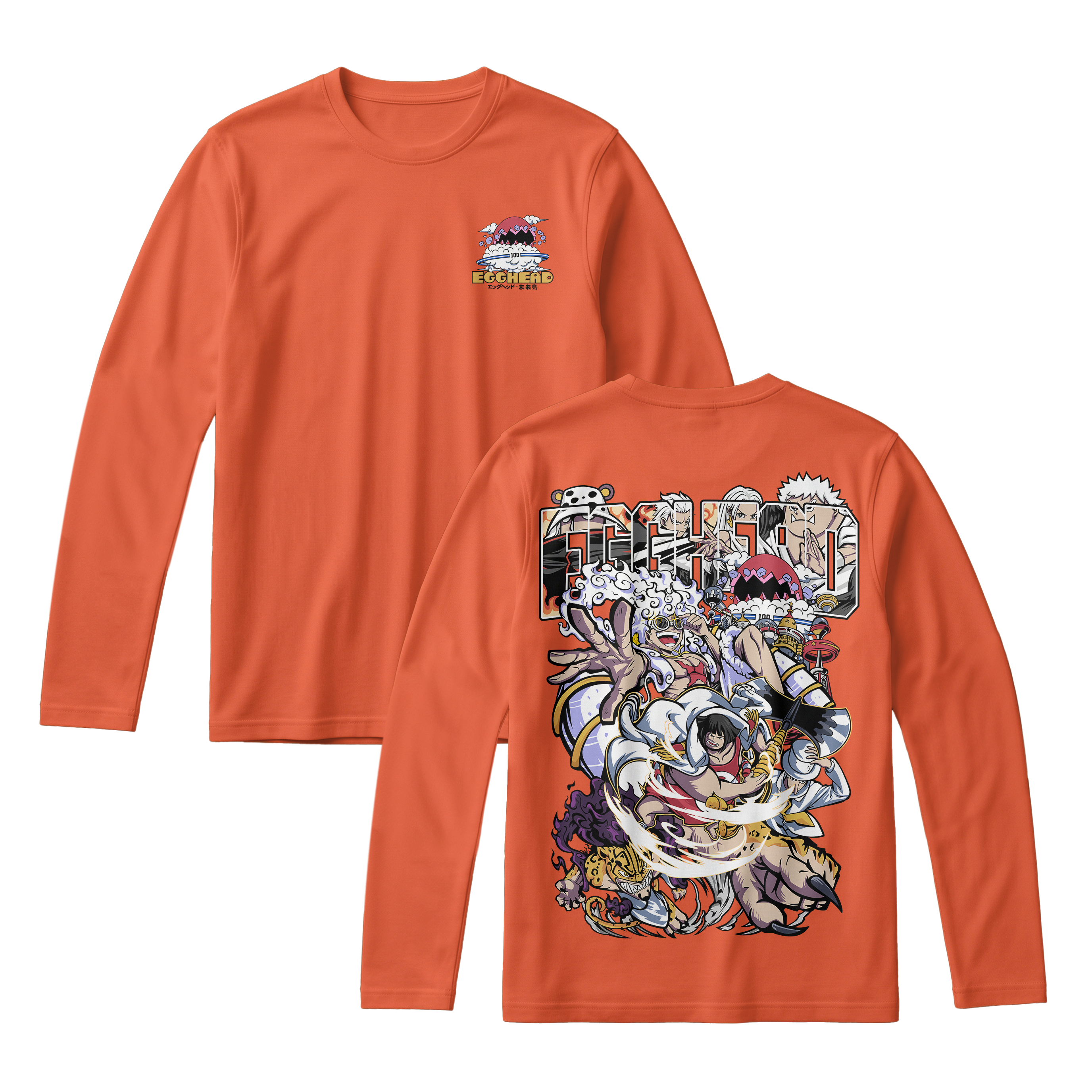 Anime One Piece Egghead Arc Long Sleeve Tee - RZM013