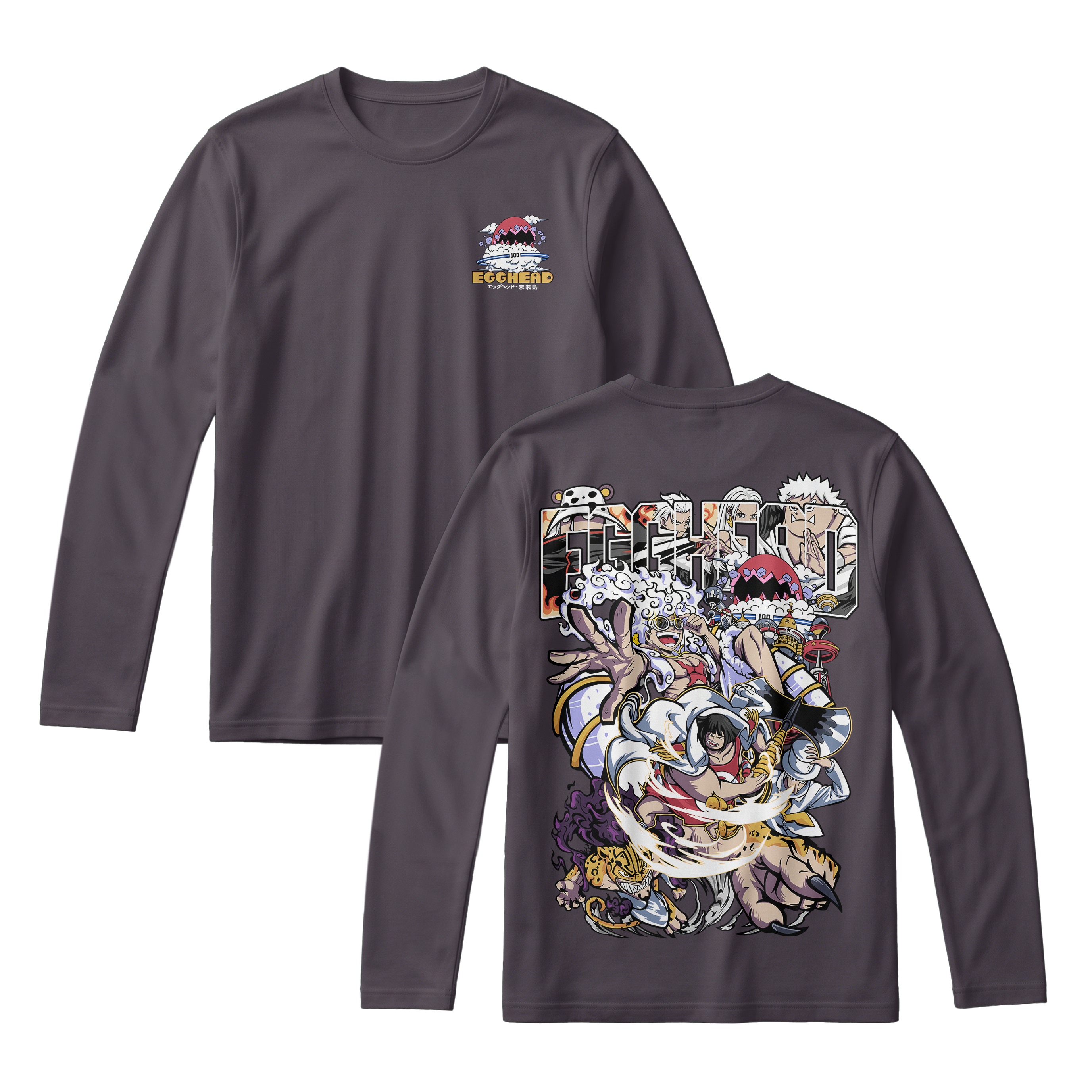 Anime One Piece Egghead Arc Long Sleeve Tee - RZM013