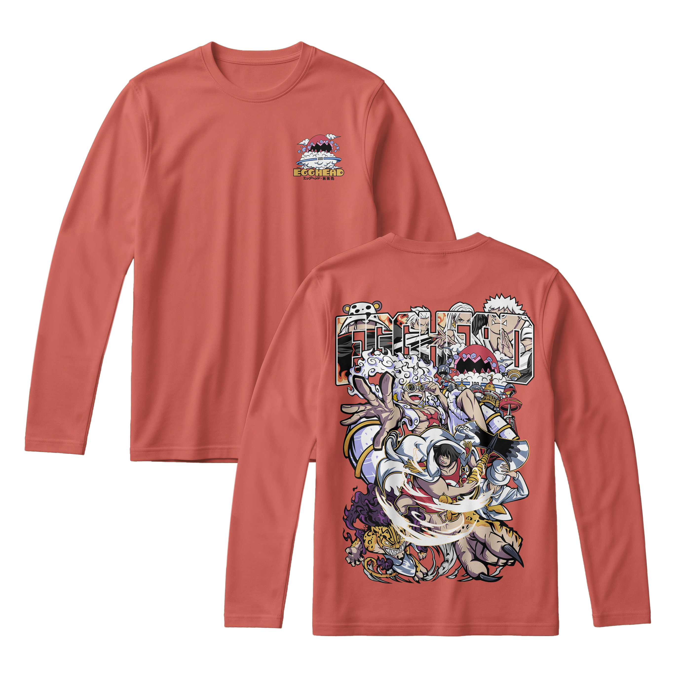Anime One Piece Egghead Arc Long Sleeve Tee - RZM013