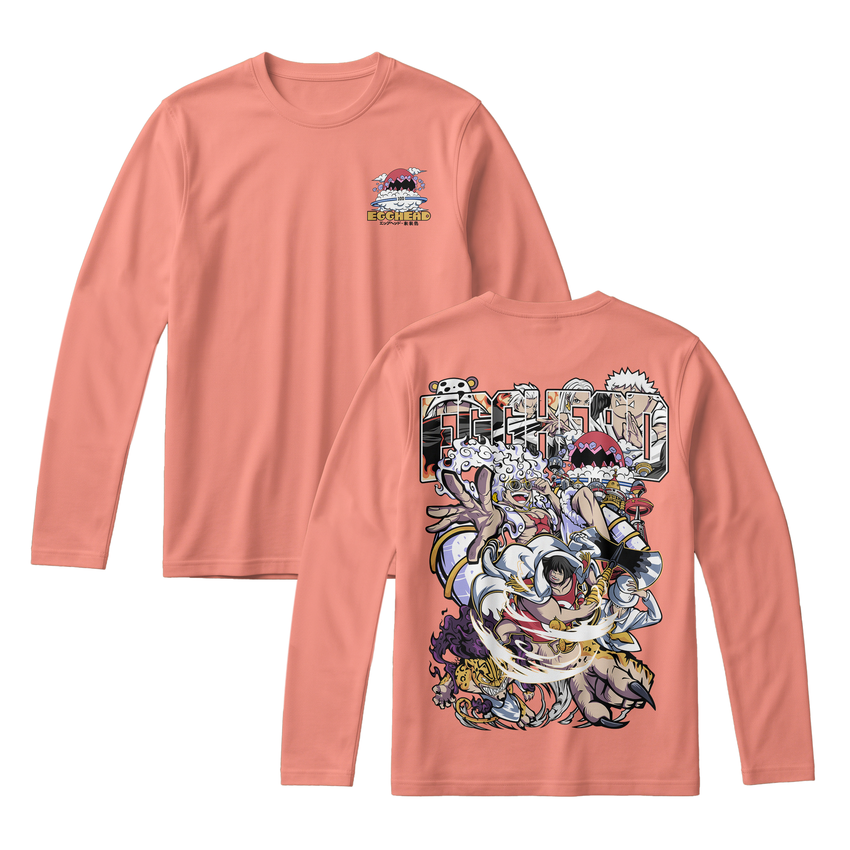 Anime One Piece Egghead Arc Long Sleeve Tee - RZM013