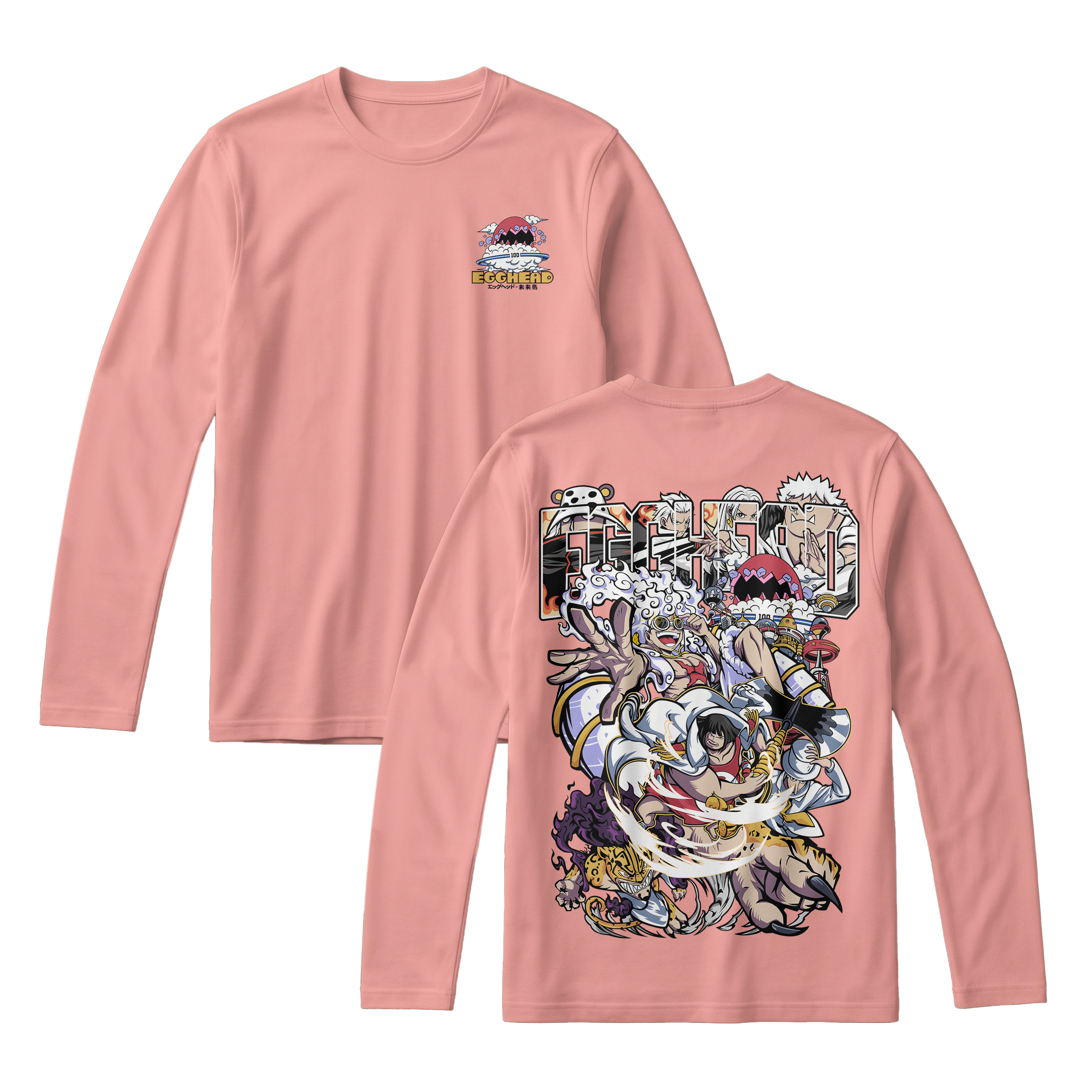 Anime One Piece Egghead Arc Long Sleeve Tee - RZM013