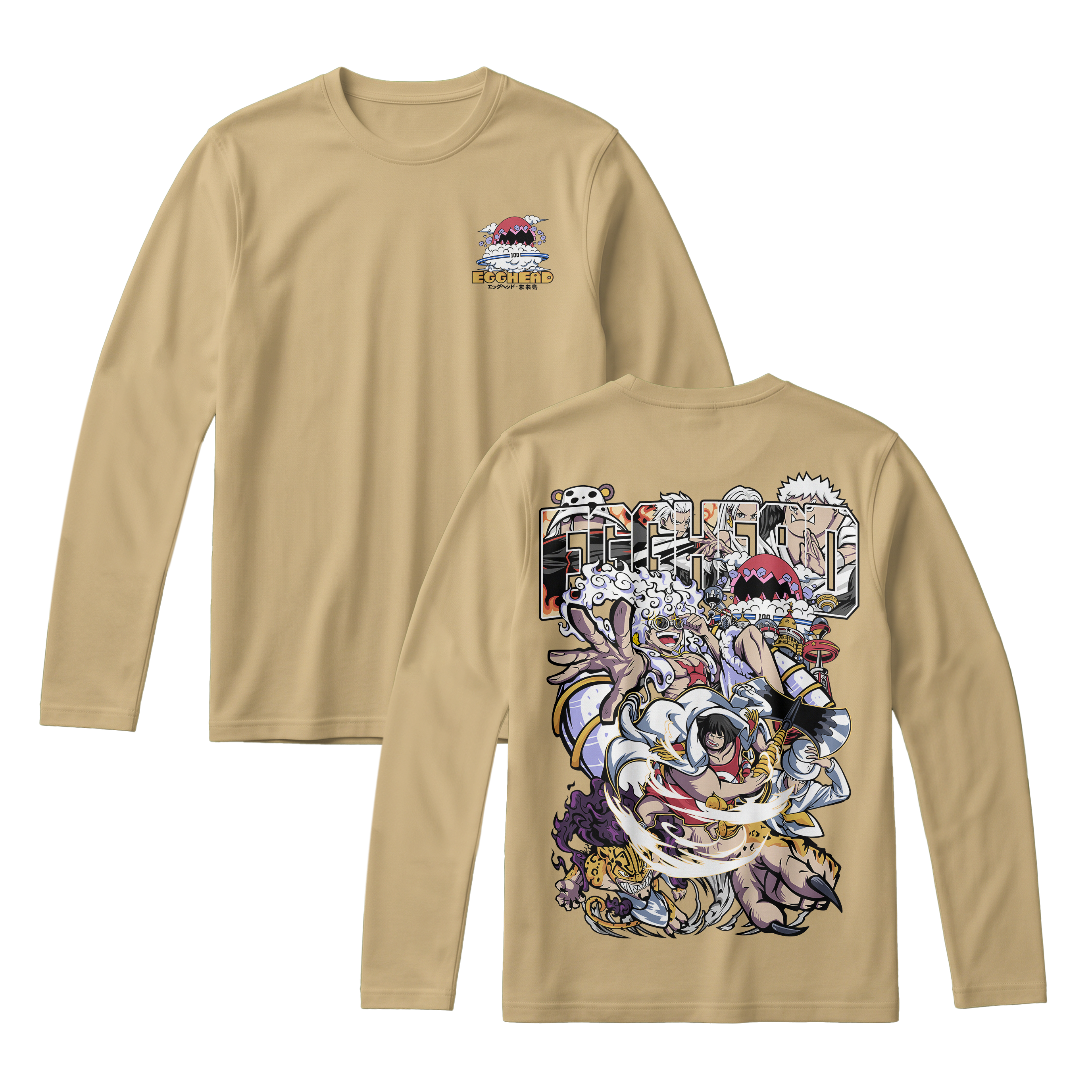 Anime One Piece Egghead Arc Long Sleeve Tee - RZM013