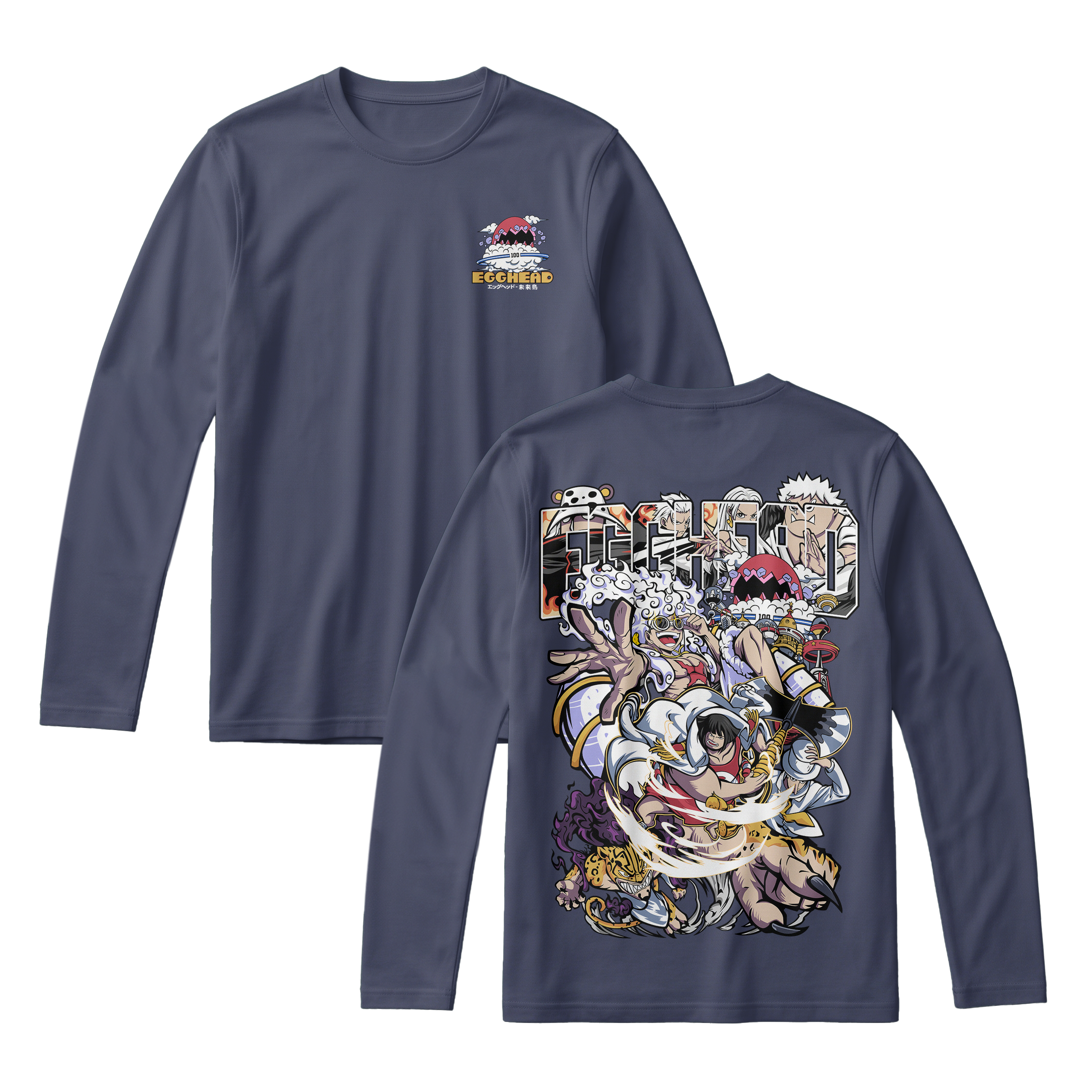 Anime One Piece Egghead Arc Long Sleeve Tee - RZM013