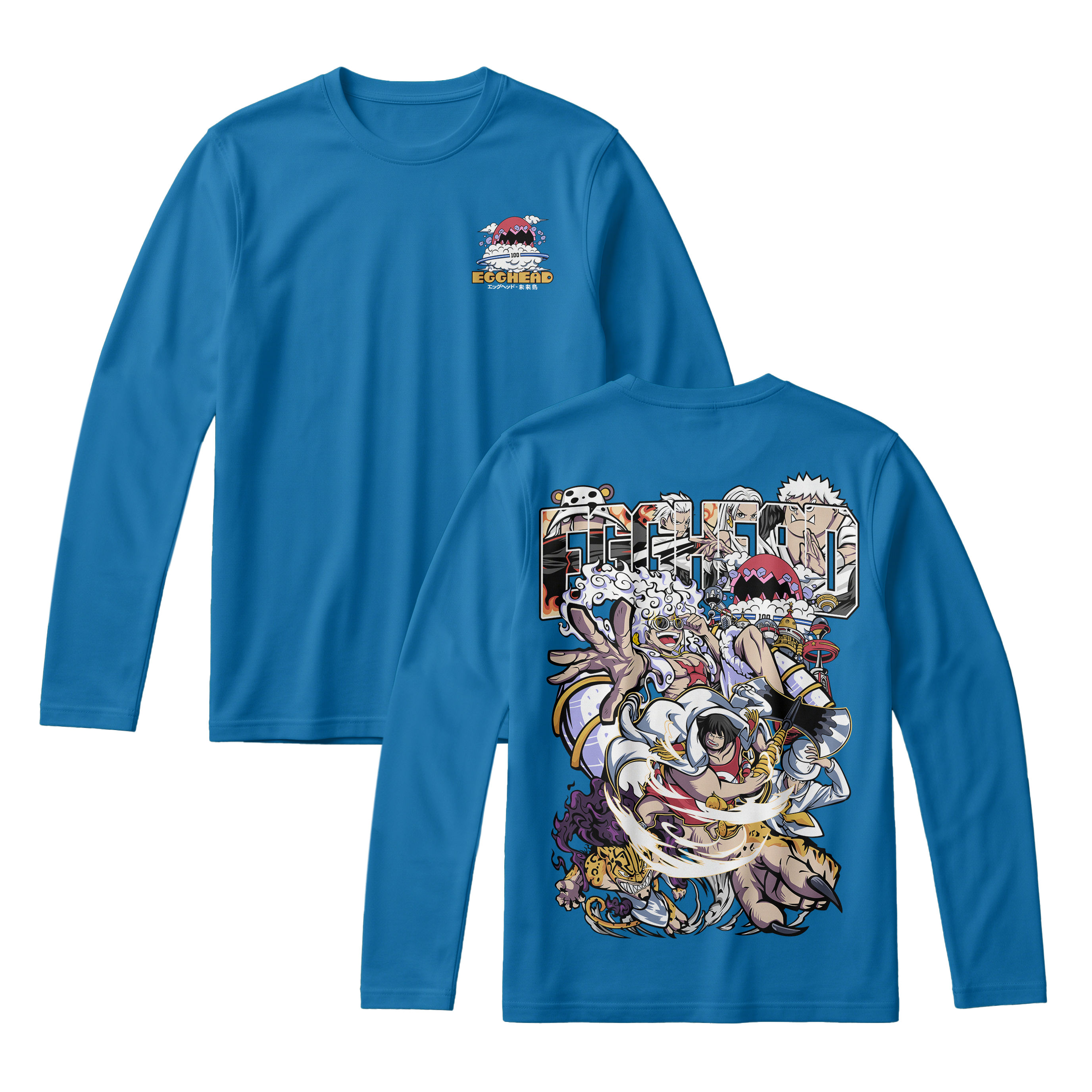 Anime One Piece Egghead Arc Long Sleeve Tee - RZM013