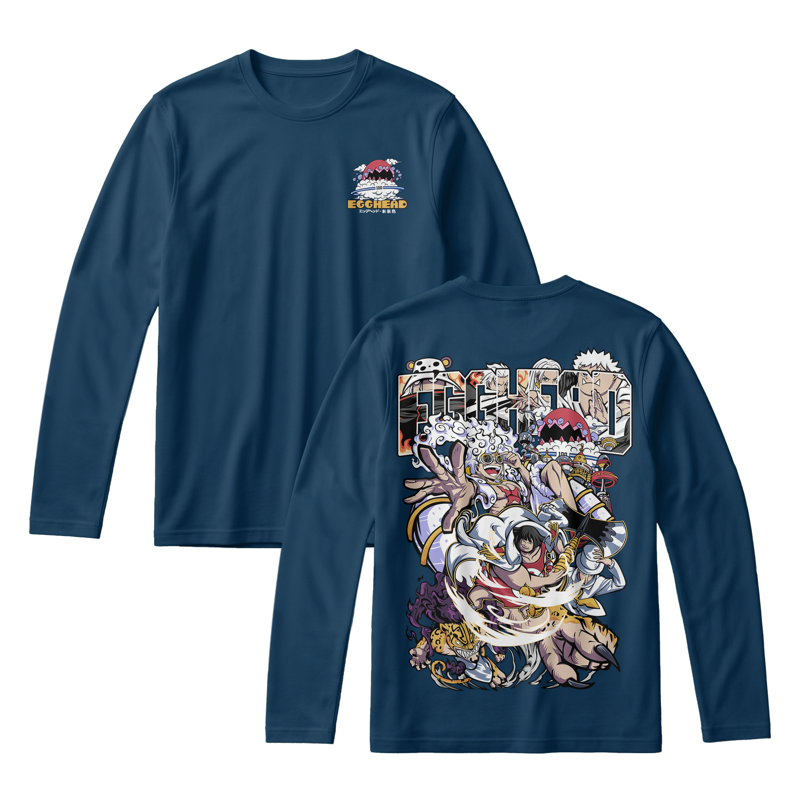 Anime One Piece Egghead Arc Long Sleeve Tee - RZM013
