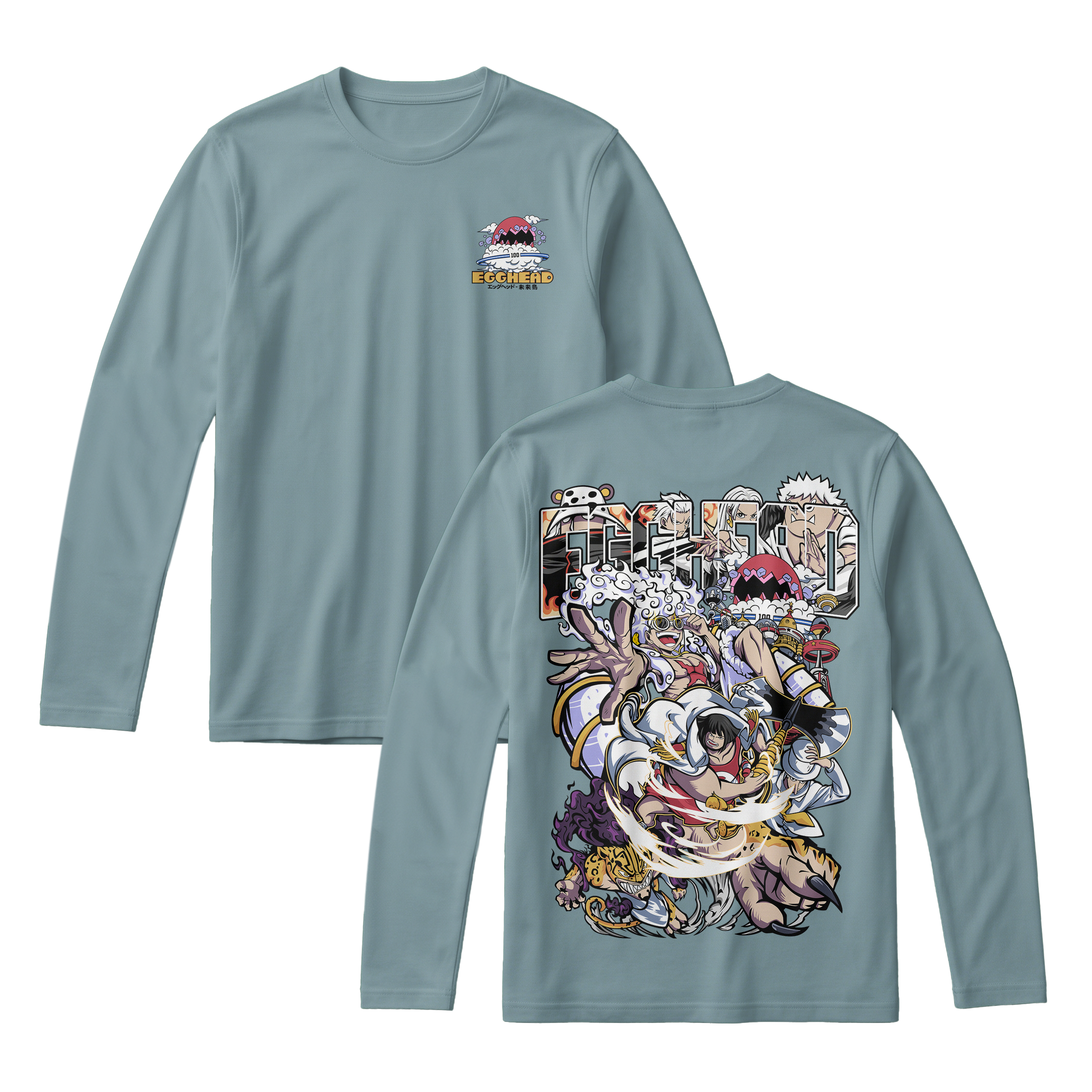 Anime One Piece Egghead Arc Long Sleeve Tee - RZM013