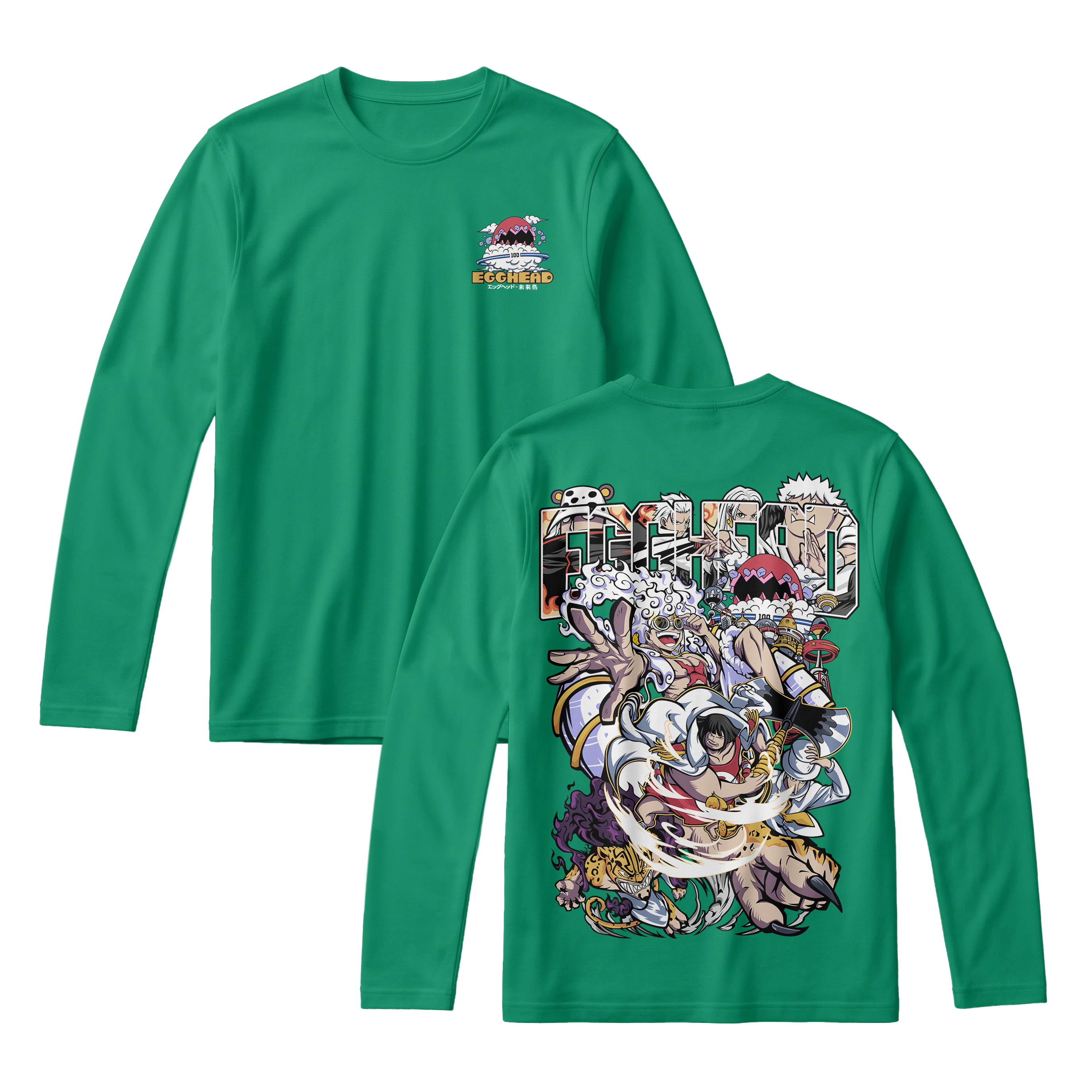 Anime One Piece Egghead Arc Long Sleeve Tee - RZM013