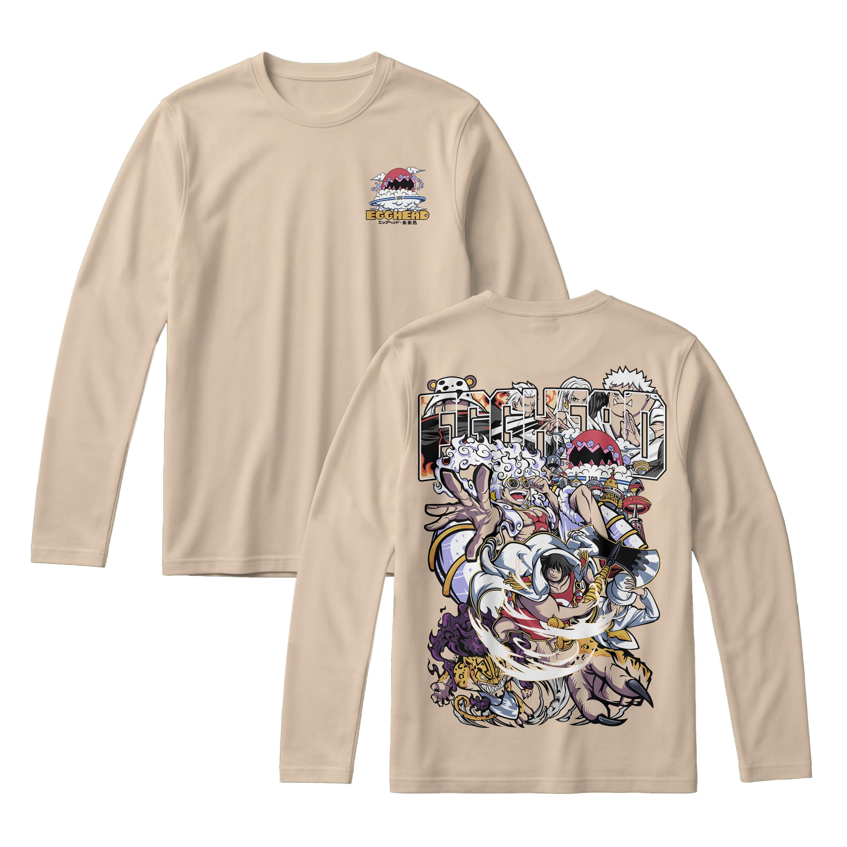 Anime One Piece Egghead Arc Long Sleeve Tee - RZM013
