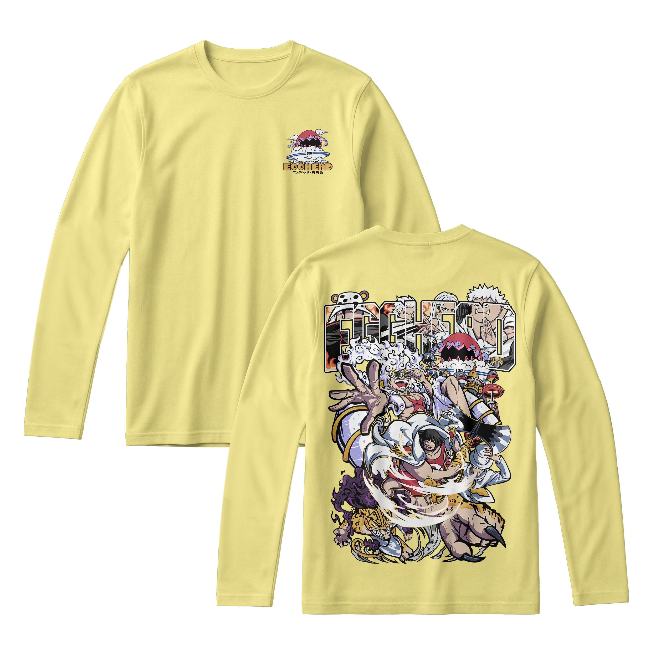 Anime One Piece Egghead Arc Long Sleeve Tee - RZM013