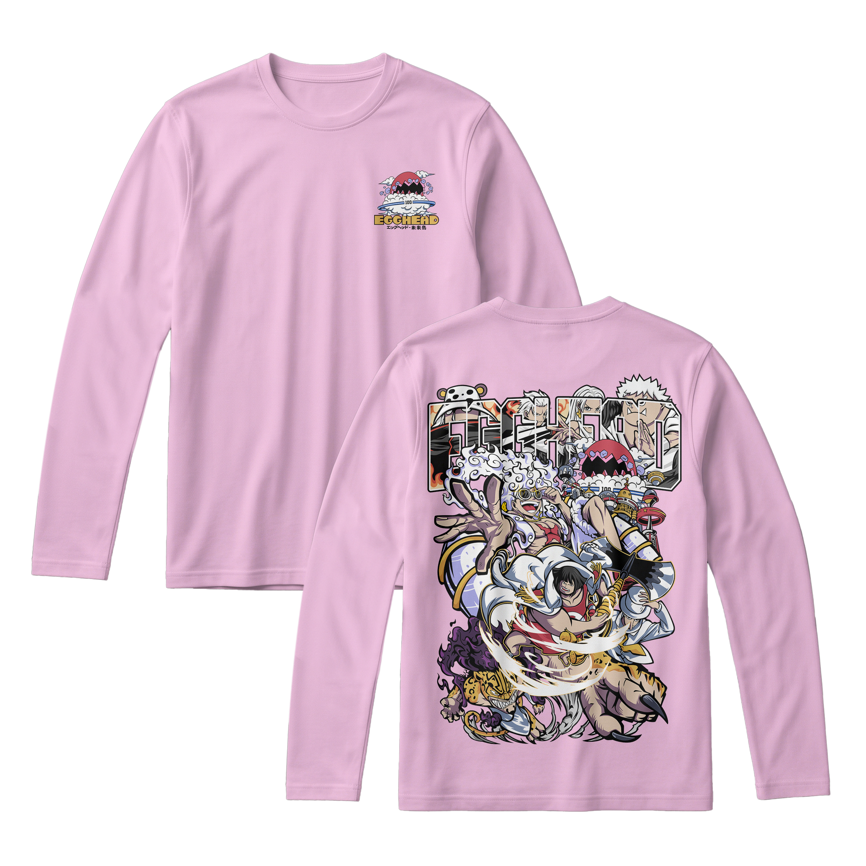 Anime One Piece Egghead Arc Long Sleeve Tee - RZM013