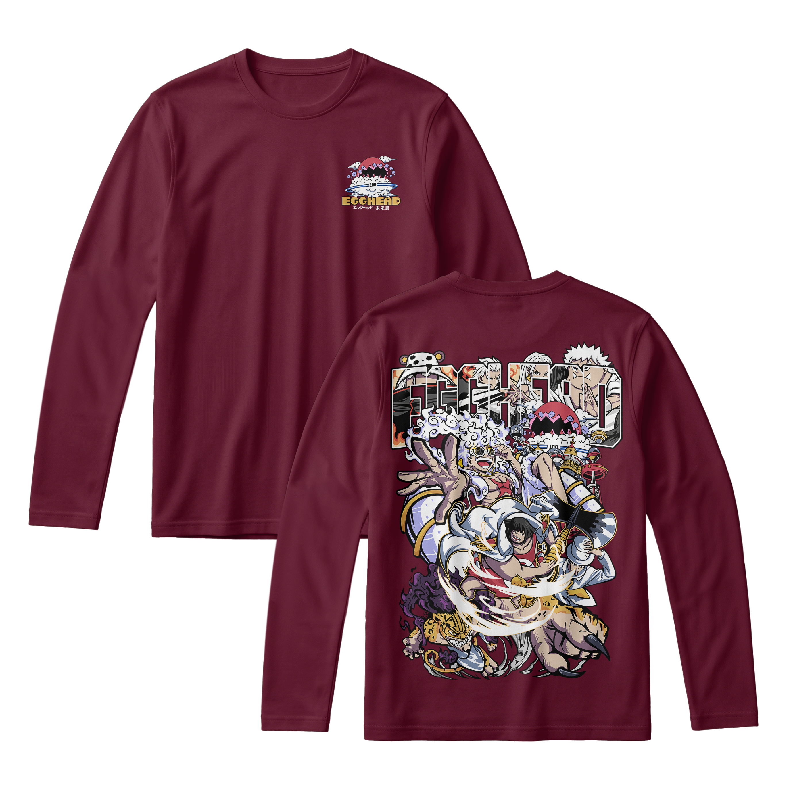 Anime One Piece Egghead Arc Long Sleeve Tee - RZM013