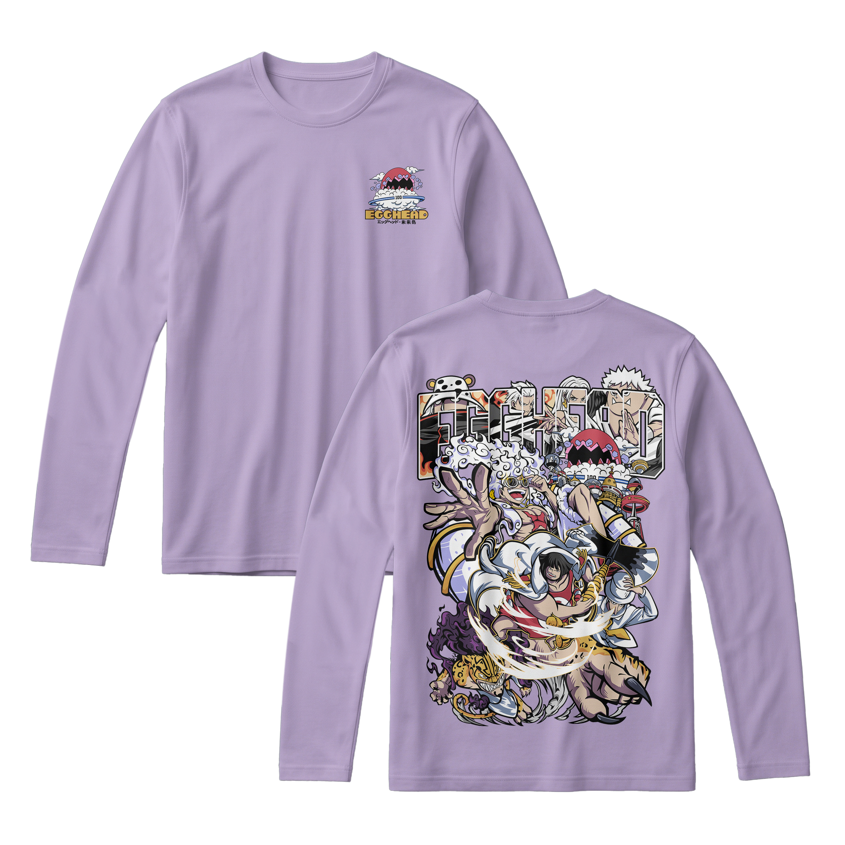 Anime One Piece Egghead Arc Long Sleeve Tee - RZM013