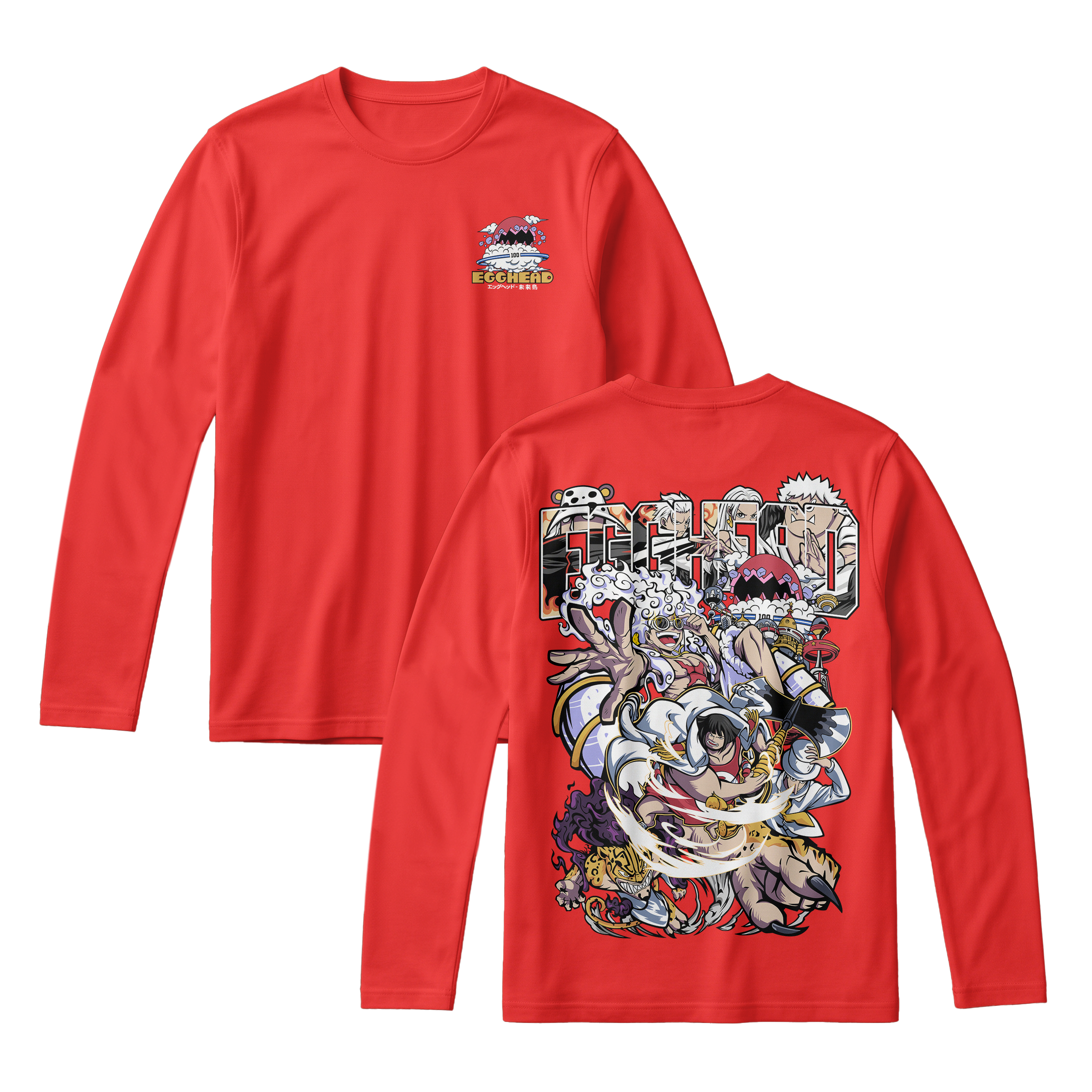Anime One Piece Egghead Arc Long Sleeve Tee - RZM013