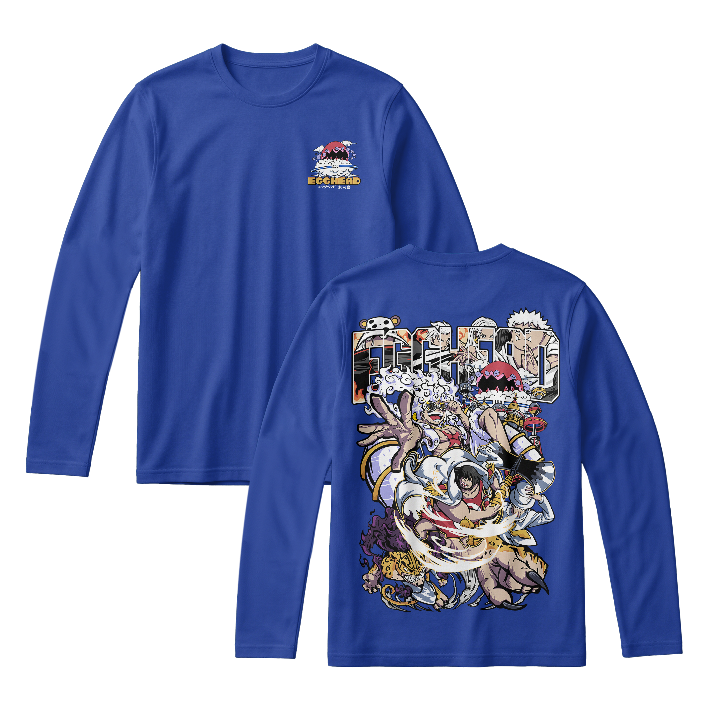 Anime One Piece Egghead Arc Long Sleeve Tee - RZM013