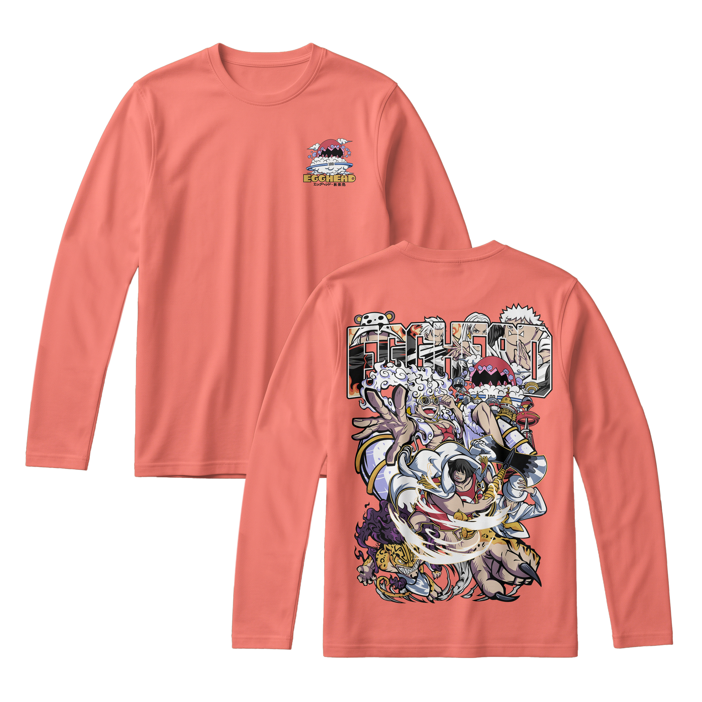 Anime One Piece Egghead Arc Long Sleeve Tee - RZM013