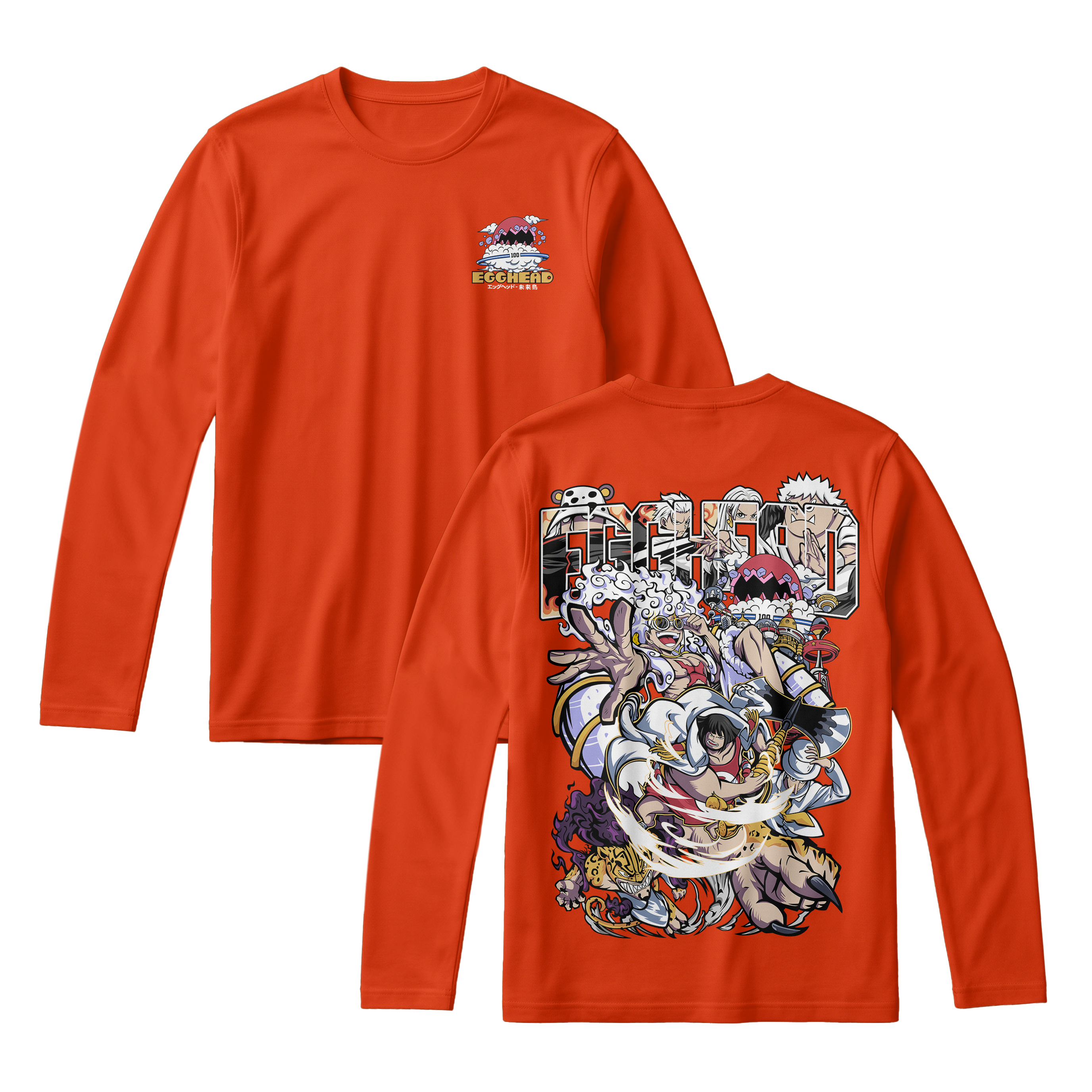 Anime One Piece Egghead Arc Long Sleeve Tee - RZM013