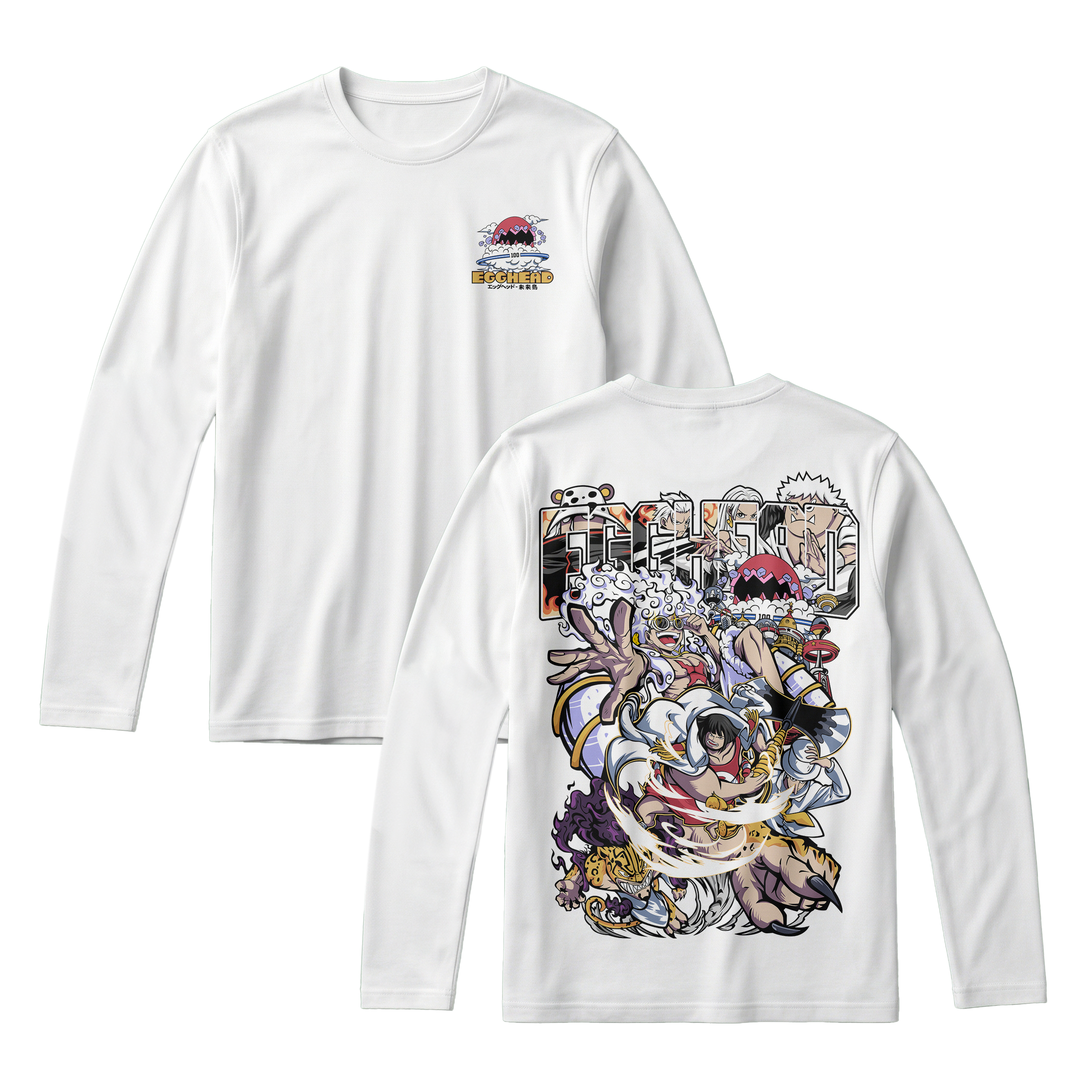 Anime One Piece Egghead Arc Long Sleeve Tee - RZM013
