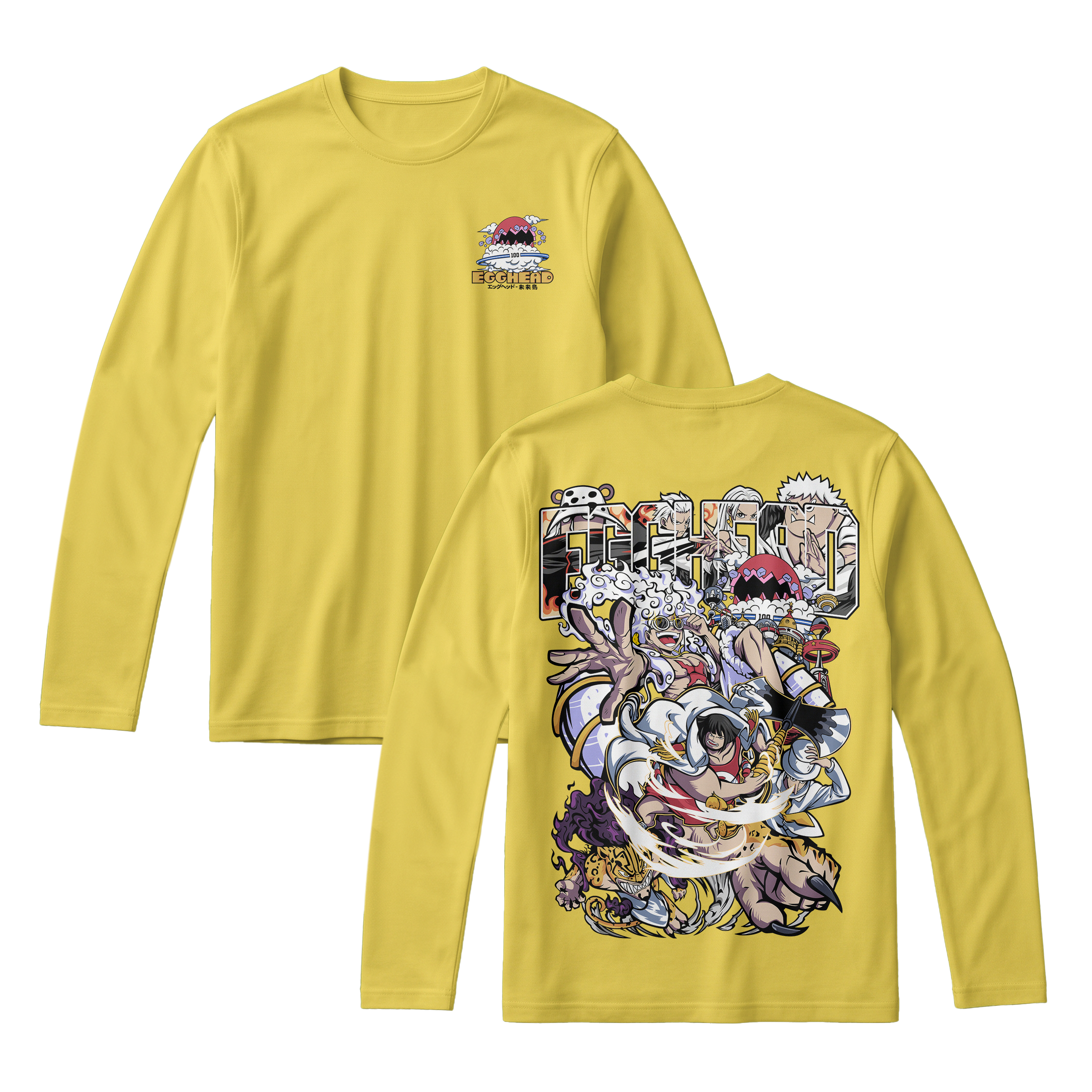 Anime One Piece Egghead Arc Long Sleeve Tee - RZM013