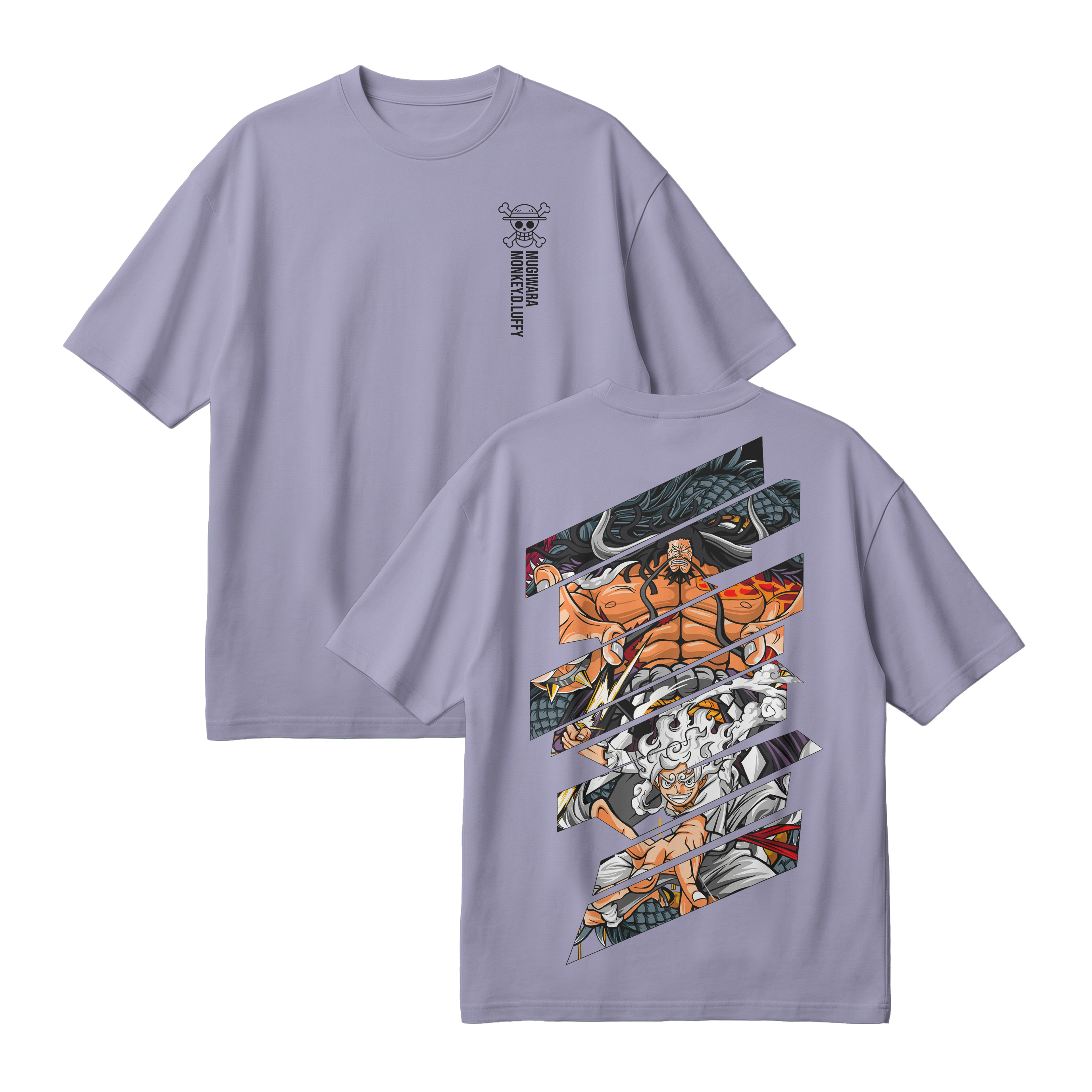 Anime One Piece Monkey D. Luffy Oversized T-Shirt - RZM005