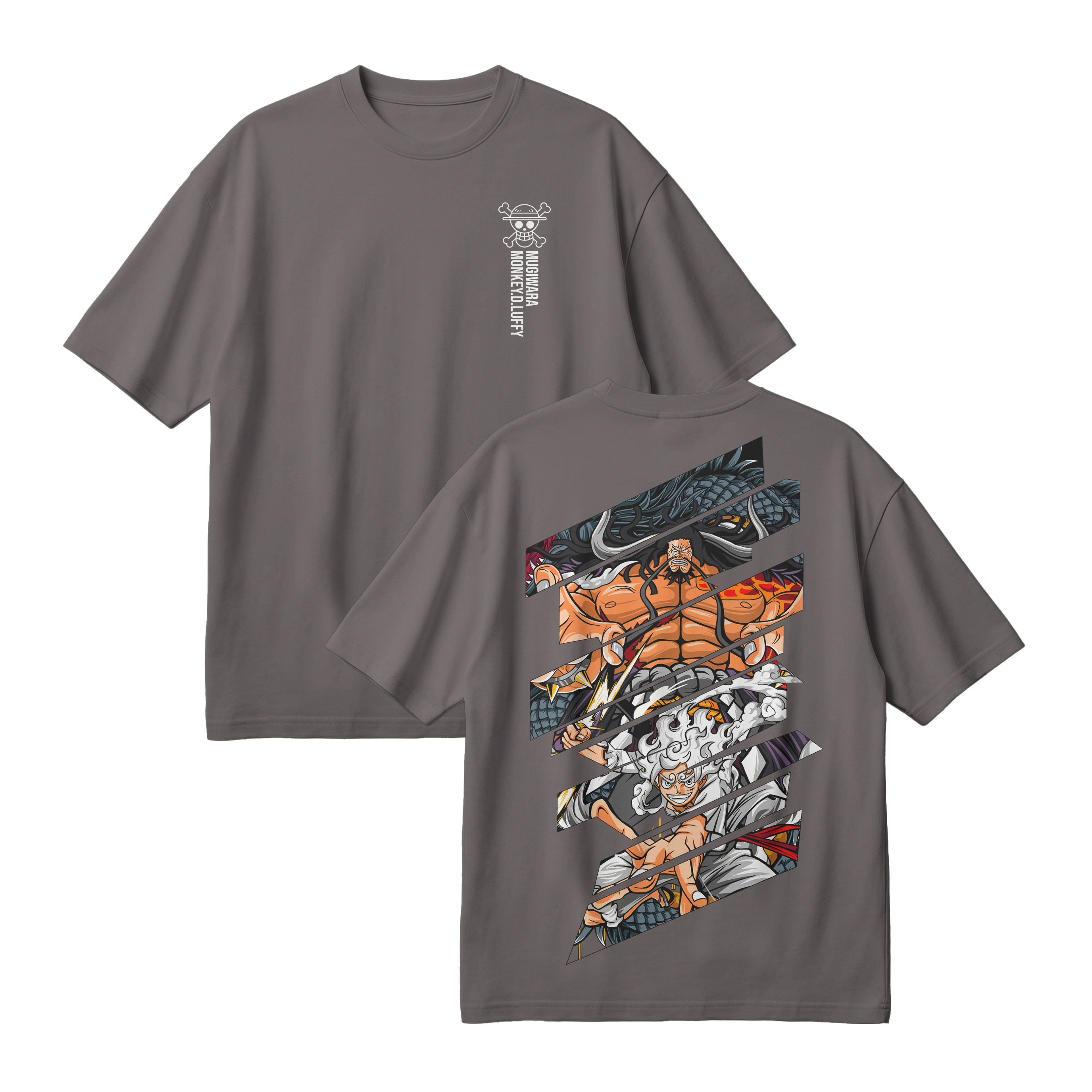 Anime One Piece Monkey D. Luffy Oversized T-Shirt - RZM005