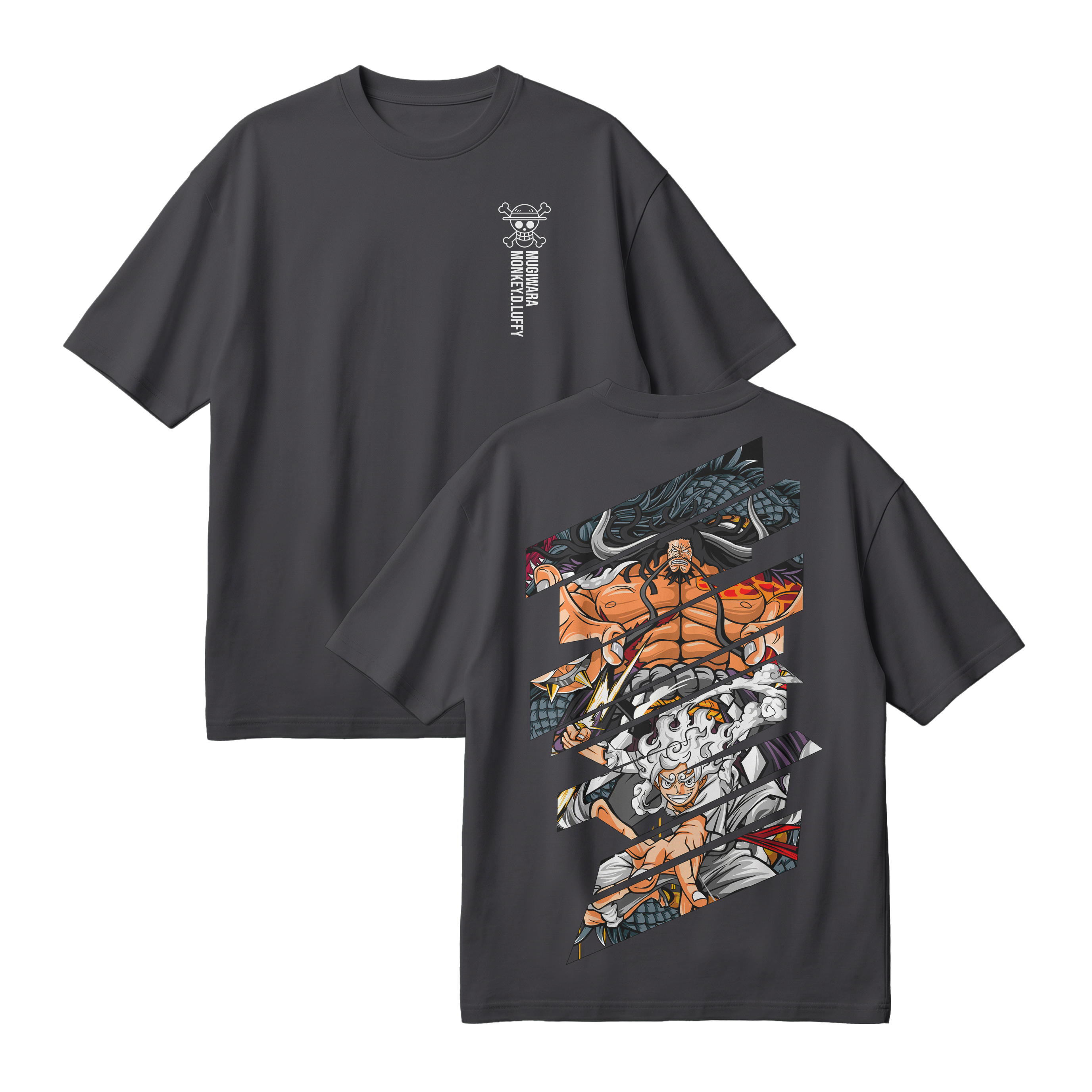 Anime One Piece Monkey D. Luffy Oversized T-Shirt - RZM005