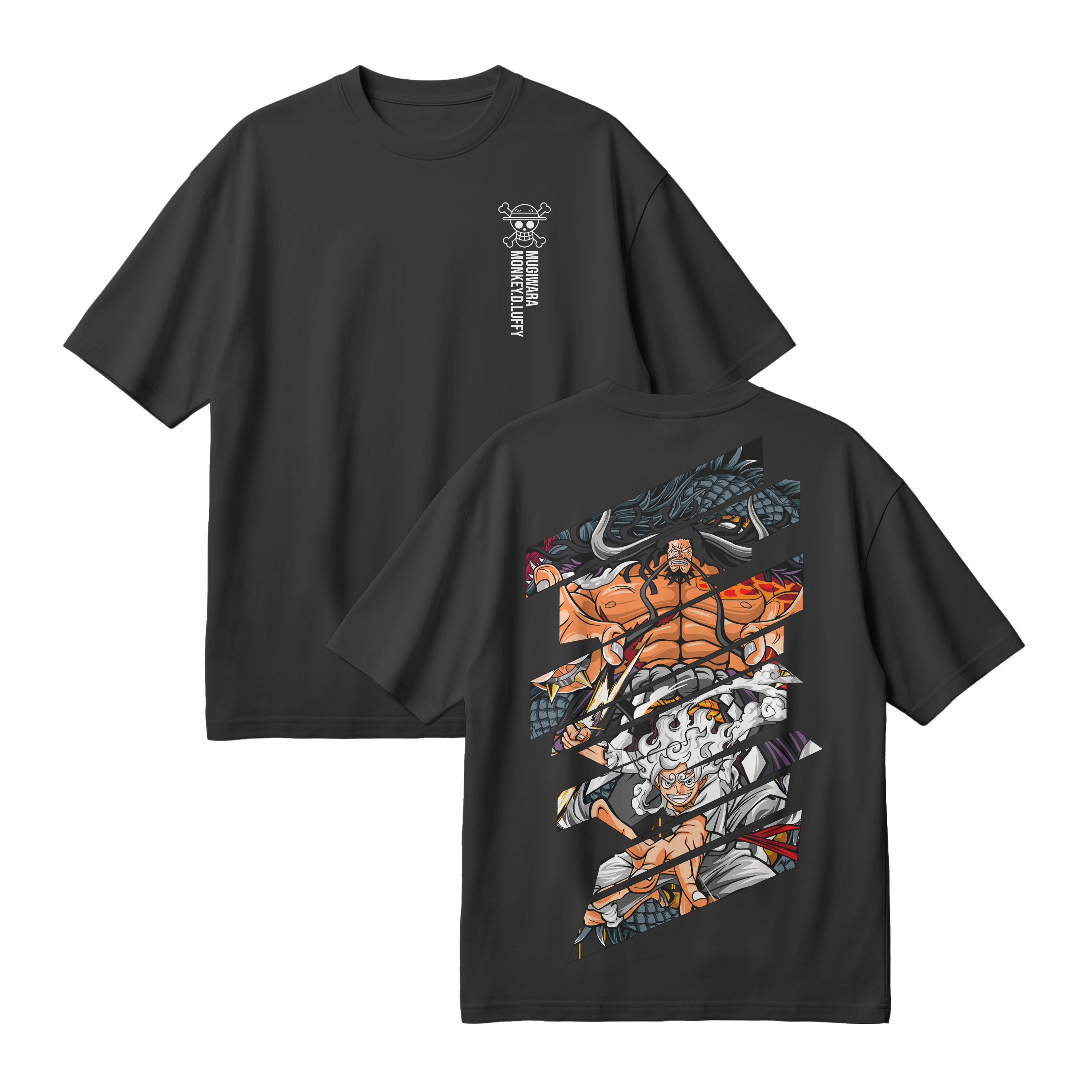 Anime One Piece Monkey D. Luffy Oversized T-Shirt - RZM005